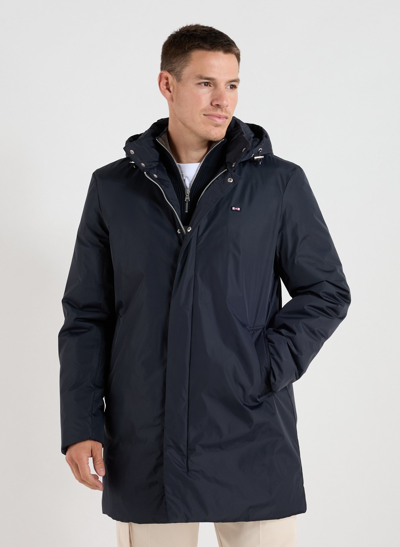 Parka mi-longue  Bleu by EDEN PARK EDEN PARK Parka mi-longue  Bleu