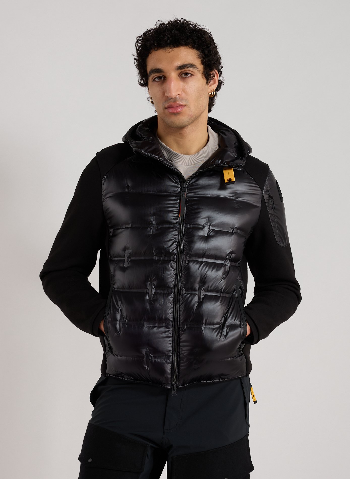 PARAJUMPERS Quilted hooded jacket Black