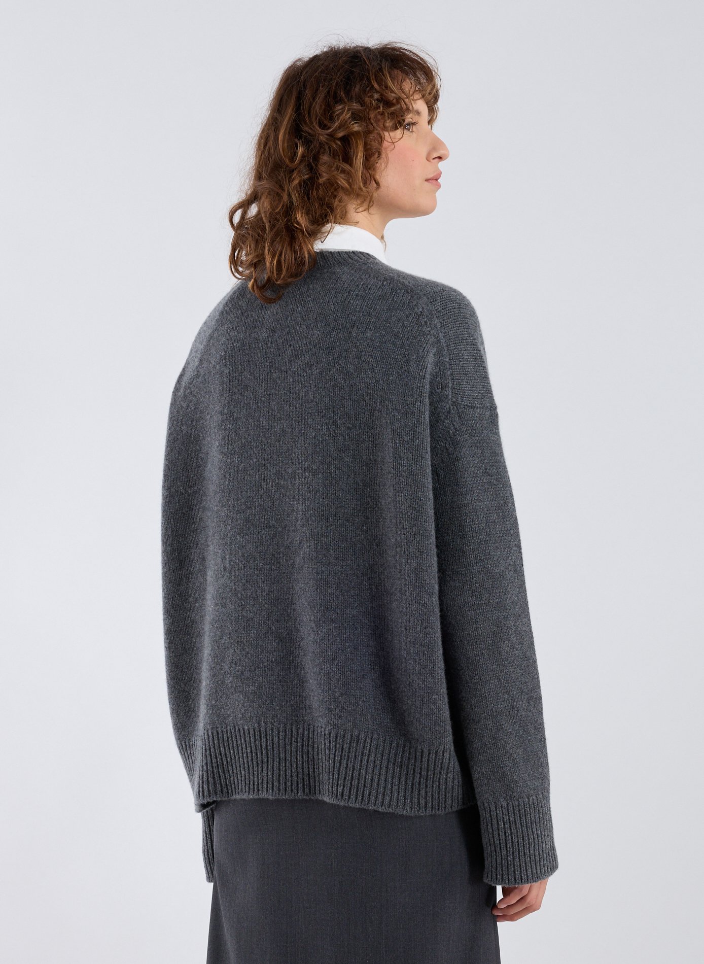 Pull en cachemire R2W Gris