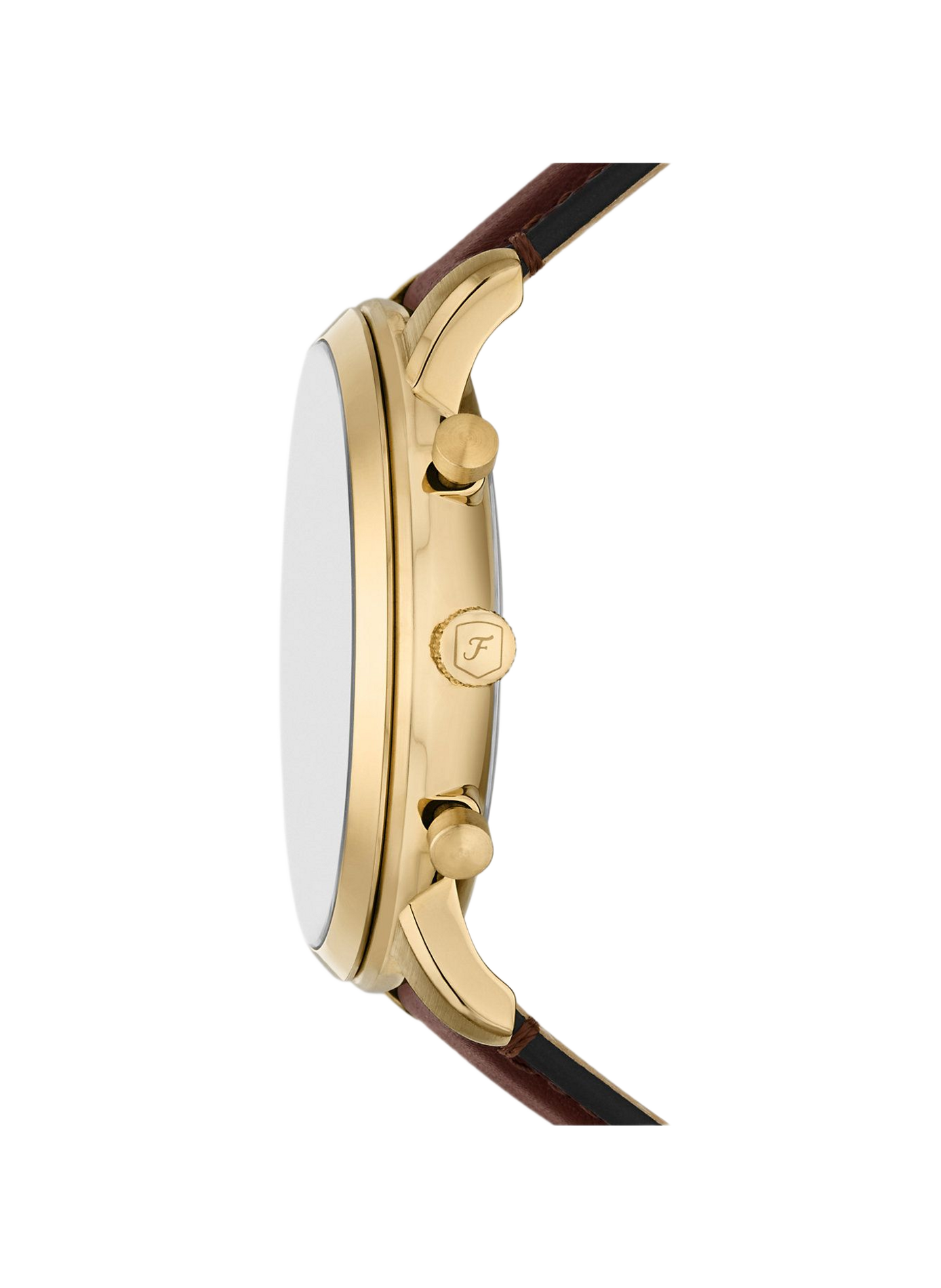 Montre Neutra bracelet en cuir FOSSIL Doré