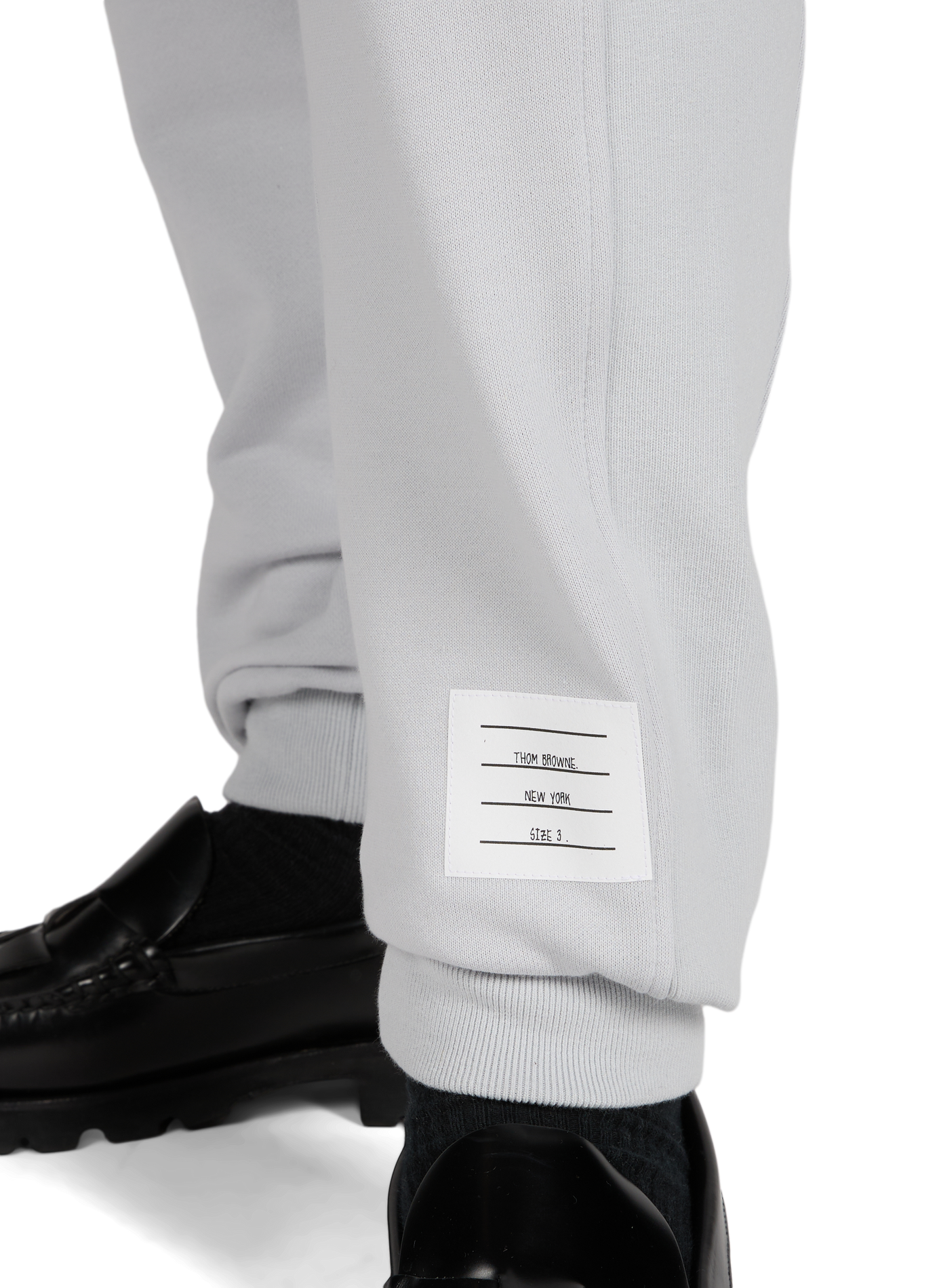 Cotton joggers THOM BROWNE Grey