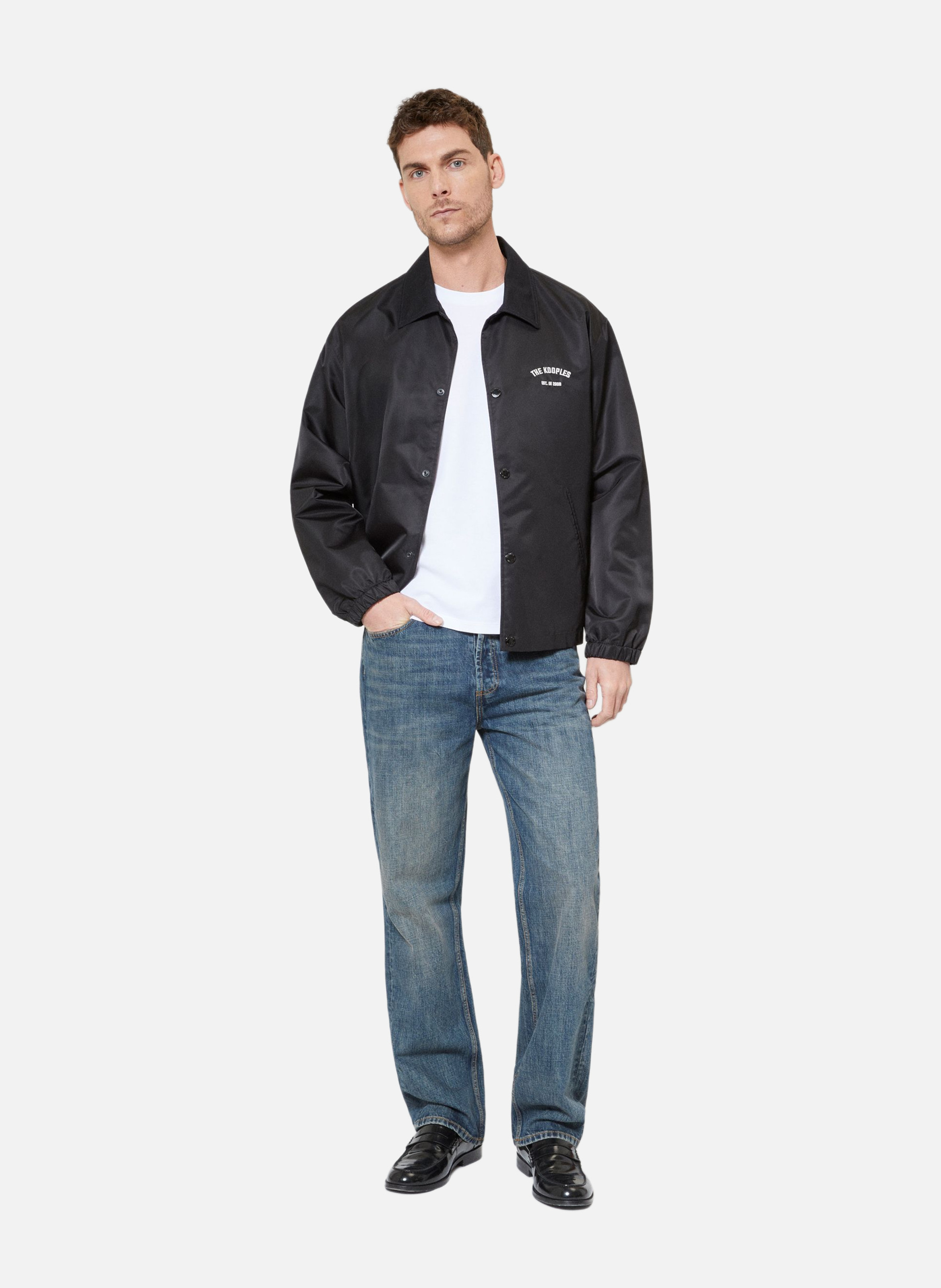 Blouson avec broderie dos THE KOOPLES Noir