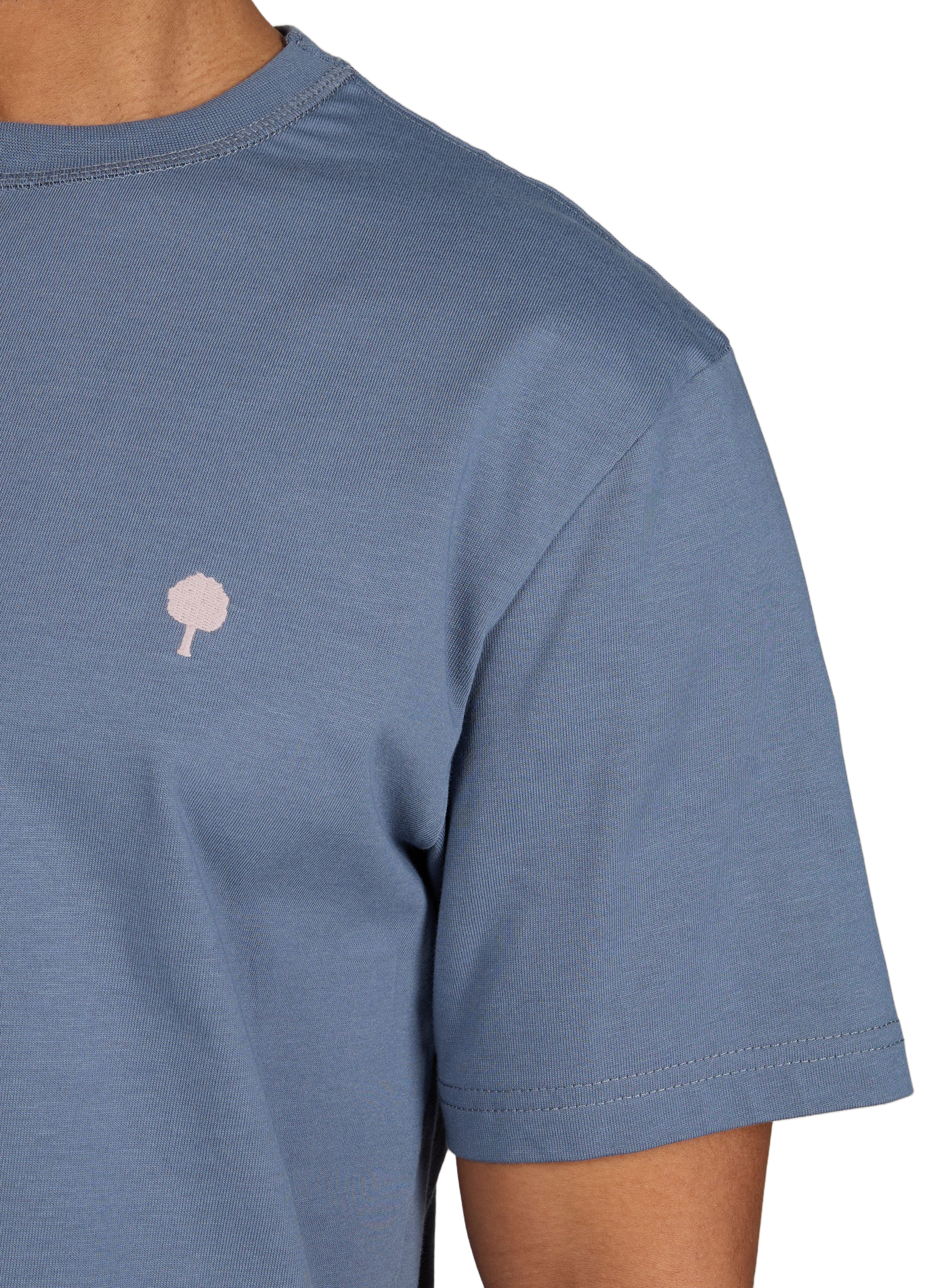 Massoury blended cotton t-shirt FAGUO Blue