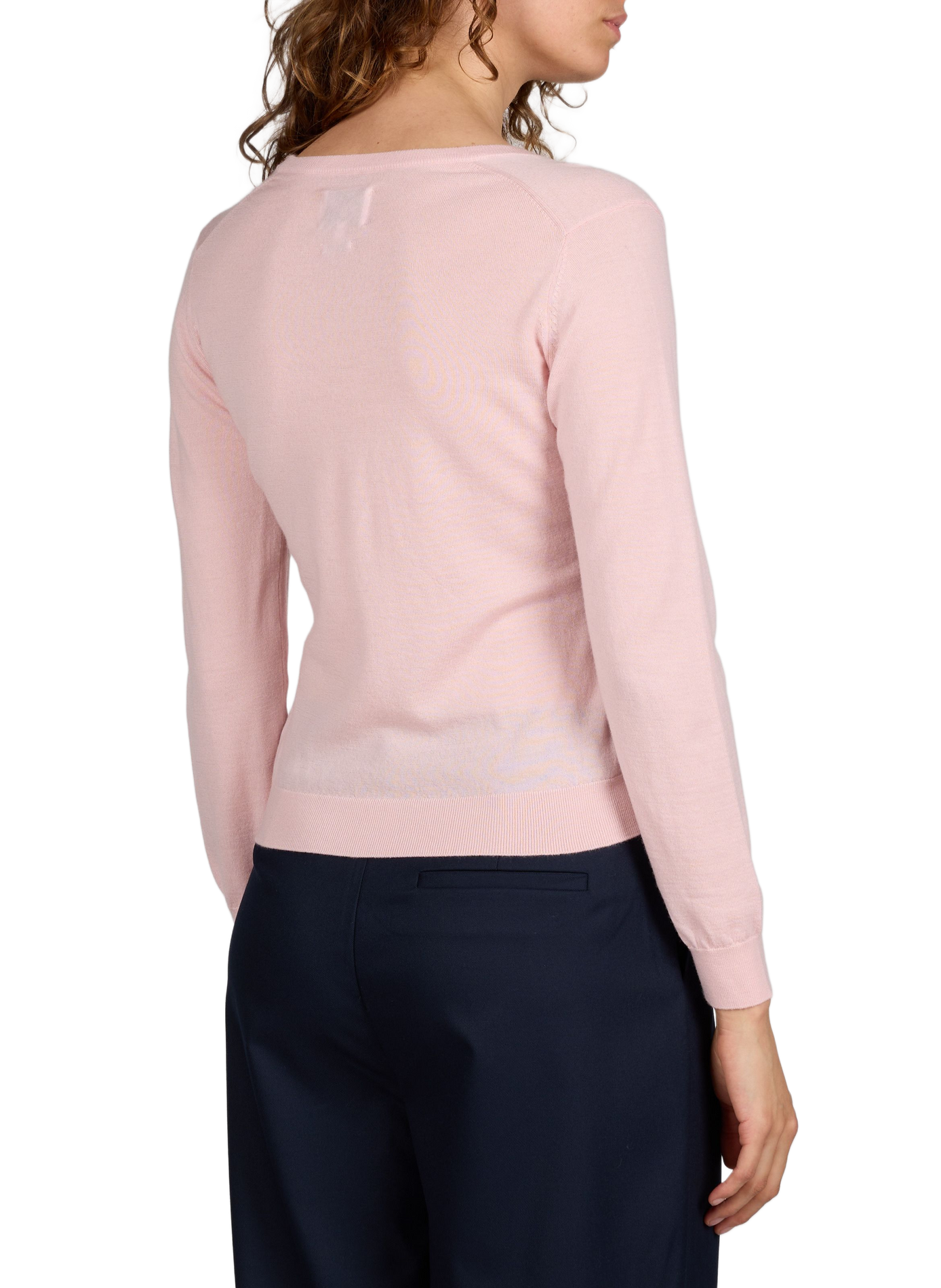 Straight wool Merino Aria sweater AU PRINTEMPS PARIS Pink
