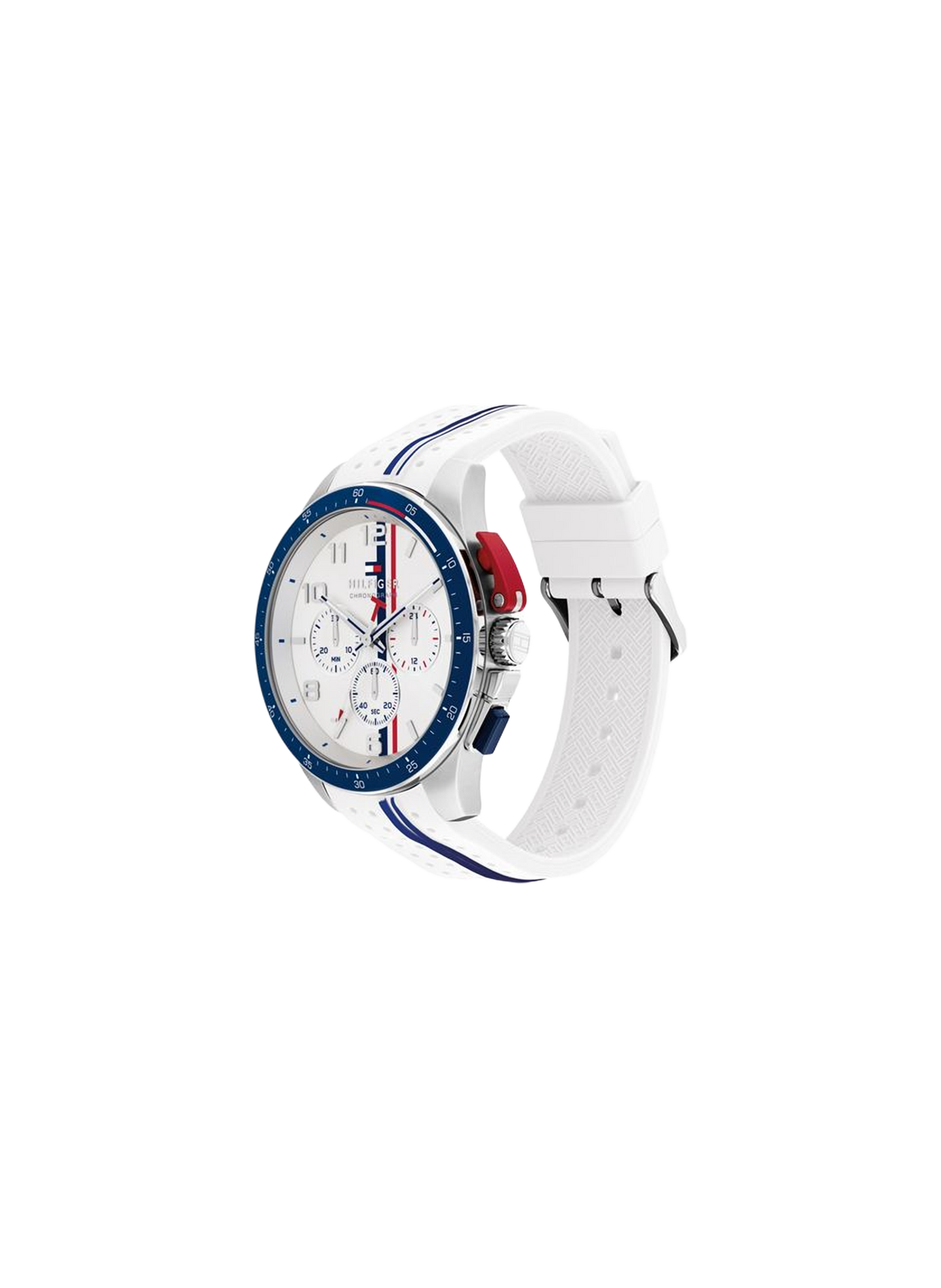 Montre Bank en silicone TOMMY HILFIGER MONTRES Blanc