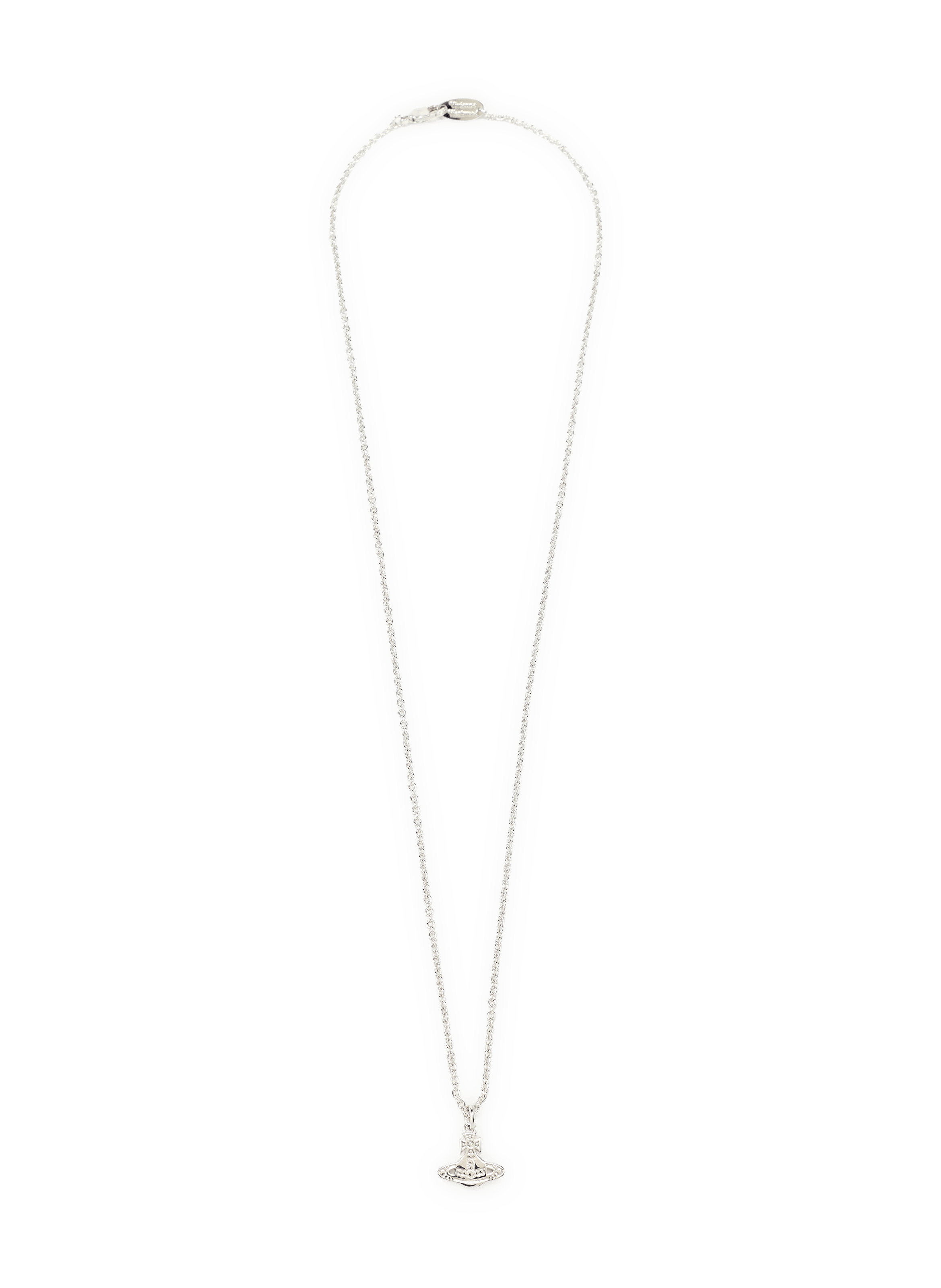 Collier Marinetta à logo en laiton VIVIENNE WESTWOOD Argent