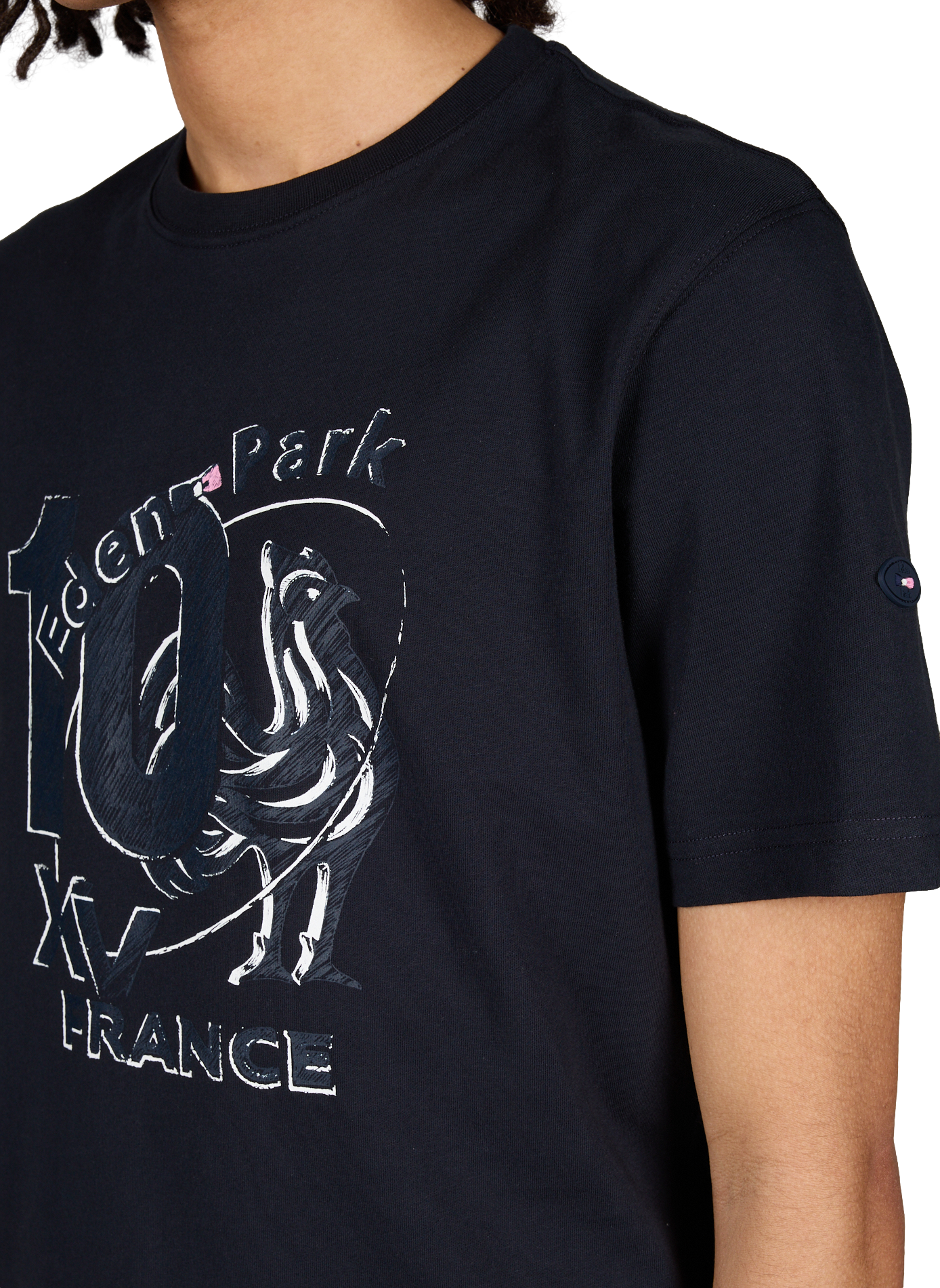 T-shirt XV de France in cotton EDEN PARK Blue