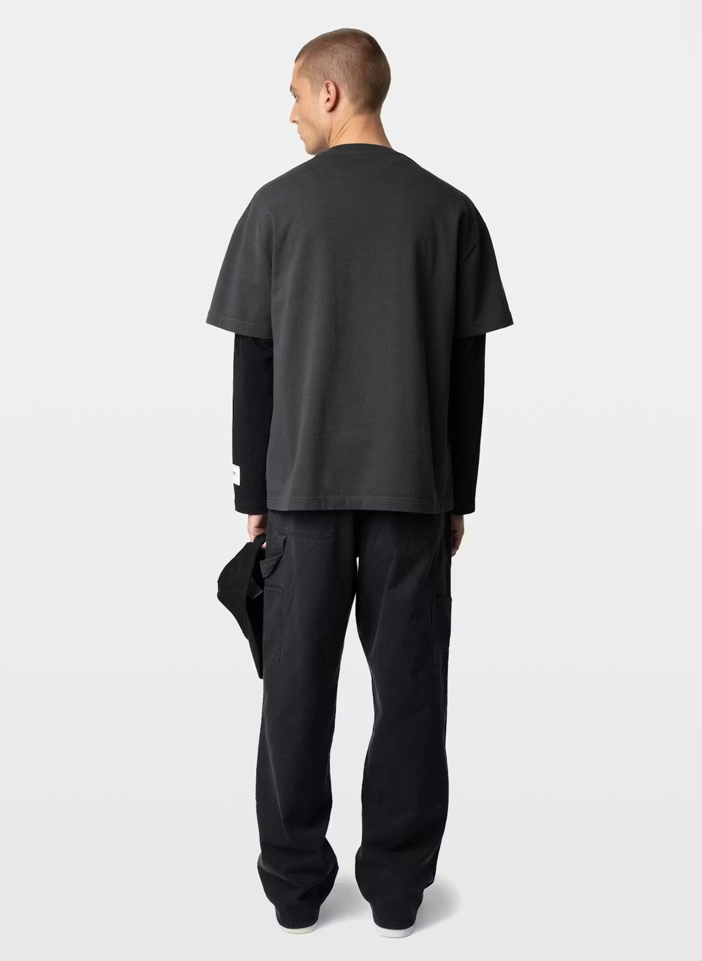 Tee-shirt oversize en coton bio teddy ZADIG&VOLTAIRE Gris
