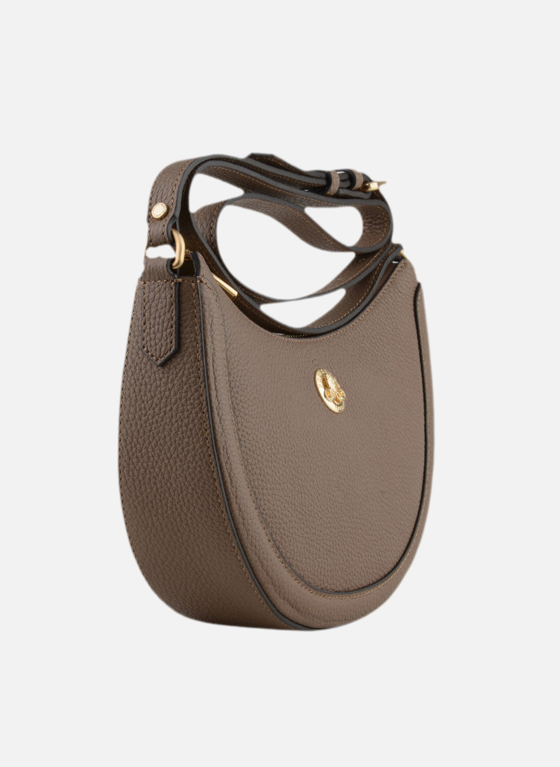 Image | sac porté épaule en cuir de vachette POURCHET Marron