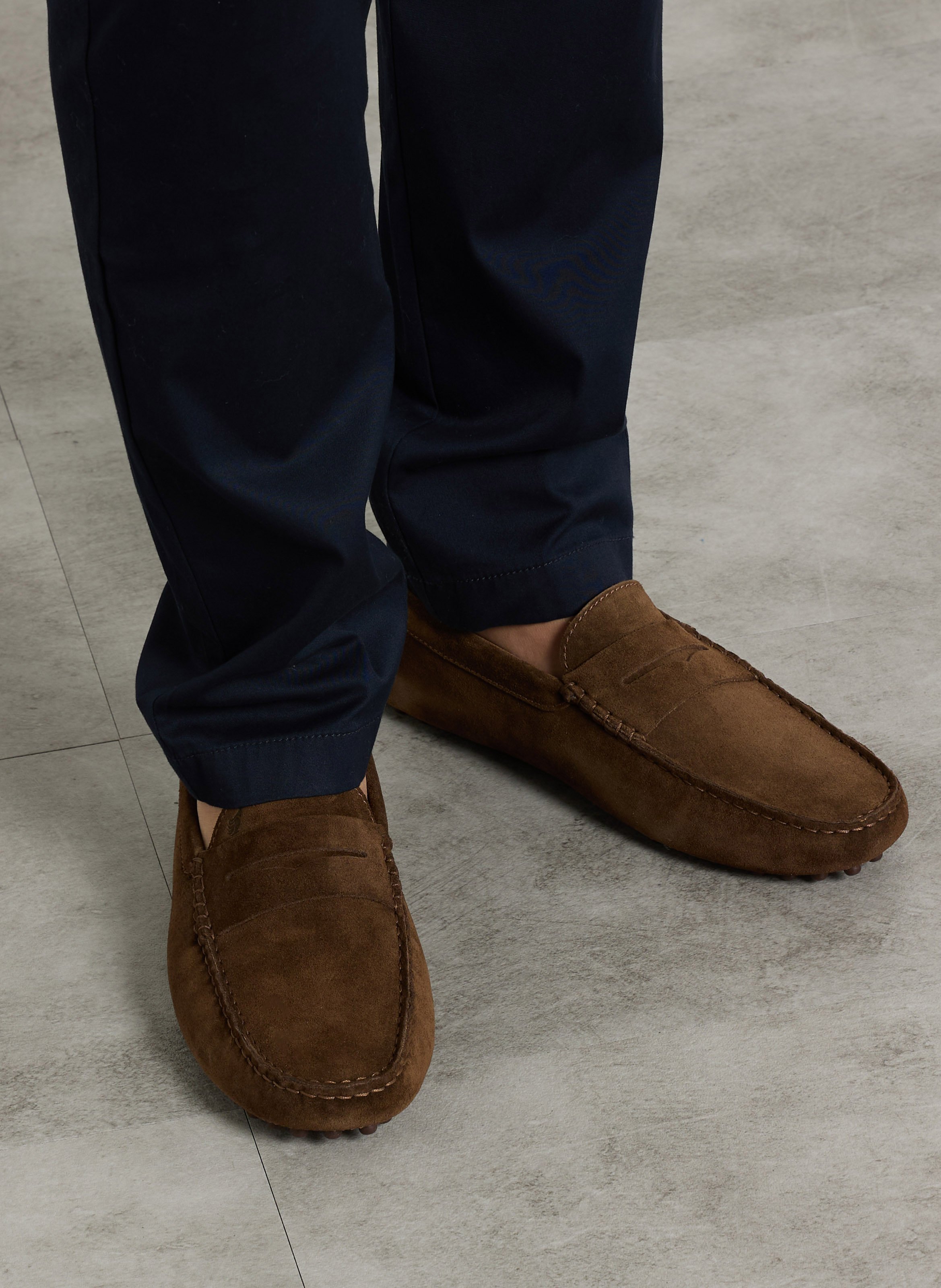 Mocassins en cuir lewis | Marron BOBBIES Homme