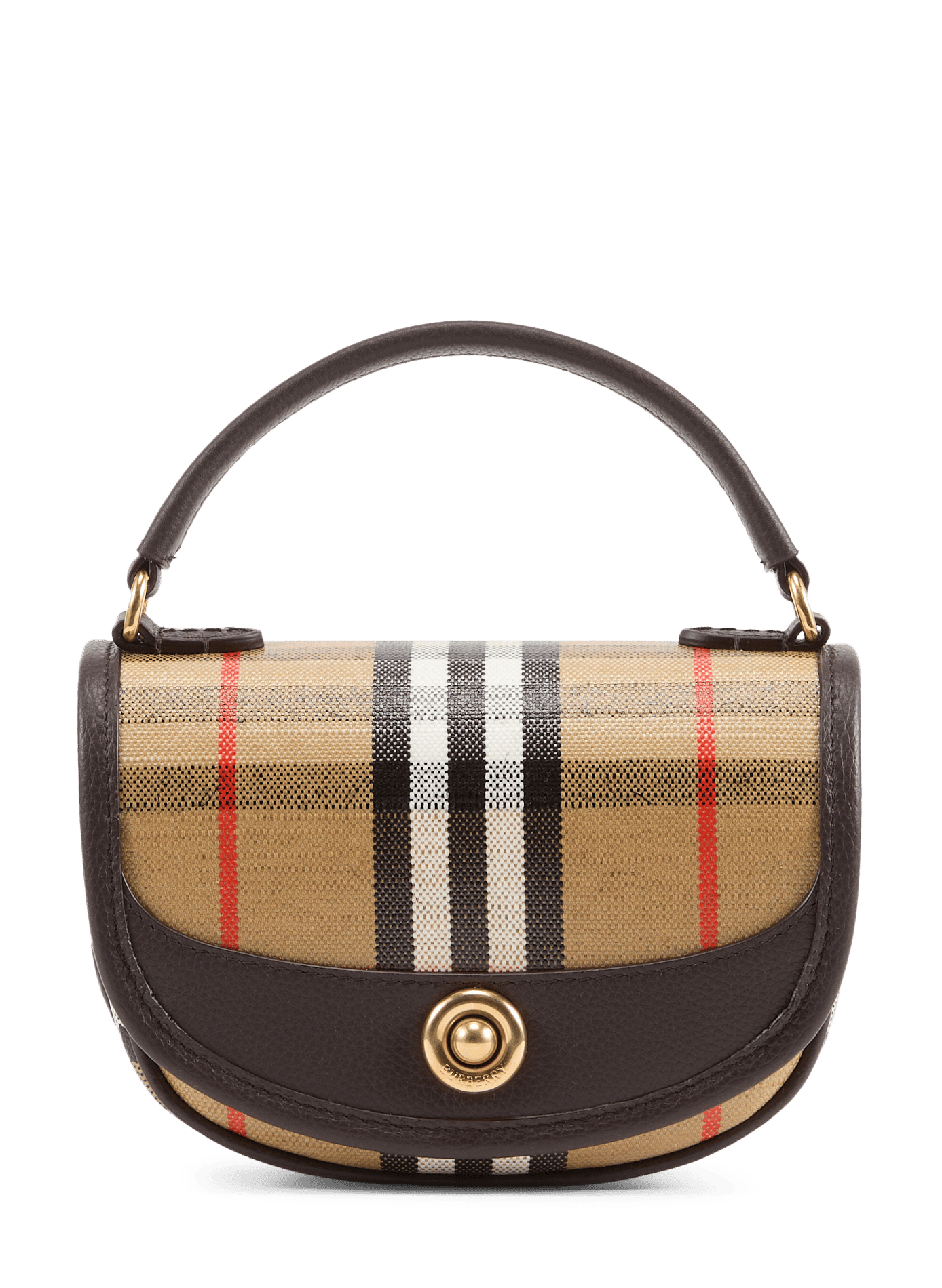 Schoudertas Highlands met logo BURBERRY Beige