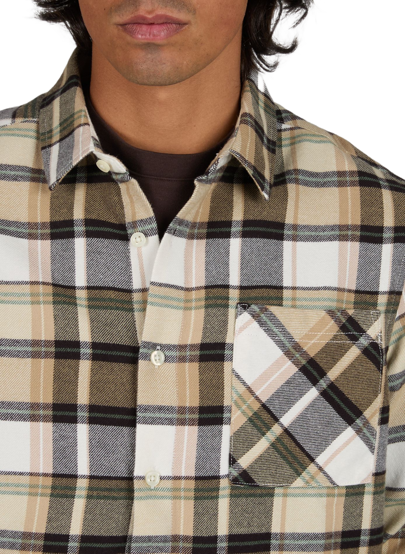 Straight cotton shirt | Orange KNOWLEDGE COTTON Men