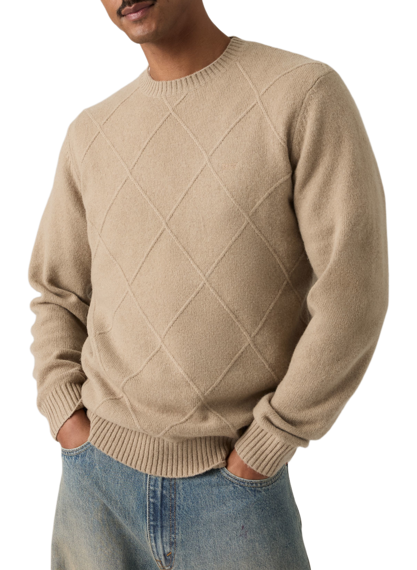 Wollpullover | Beige LEVI'S Herren