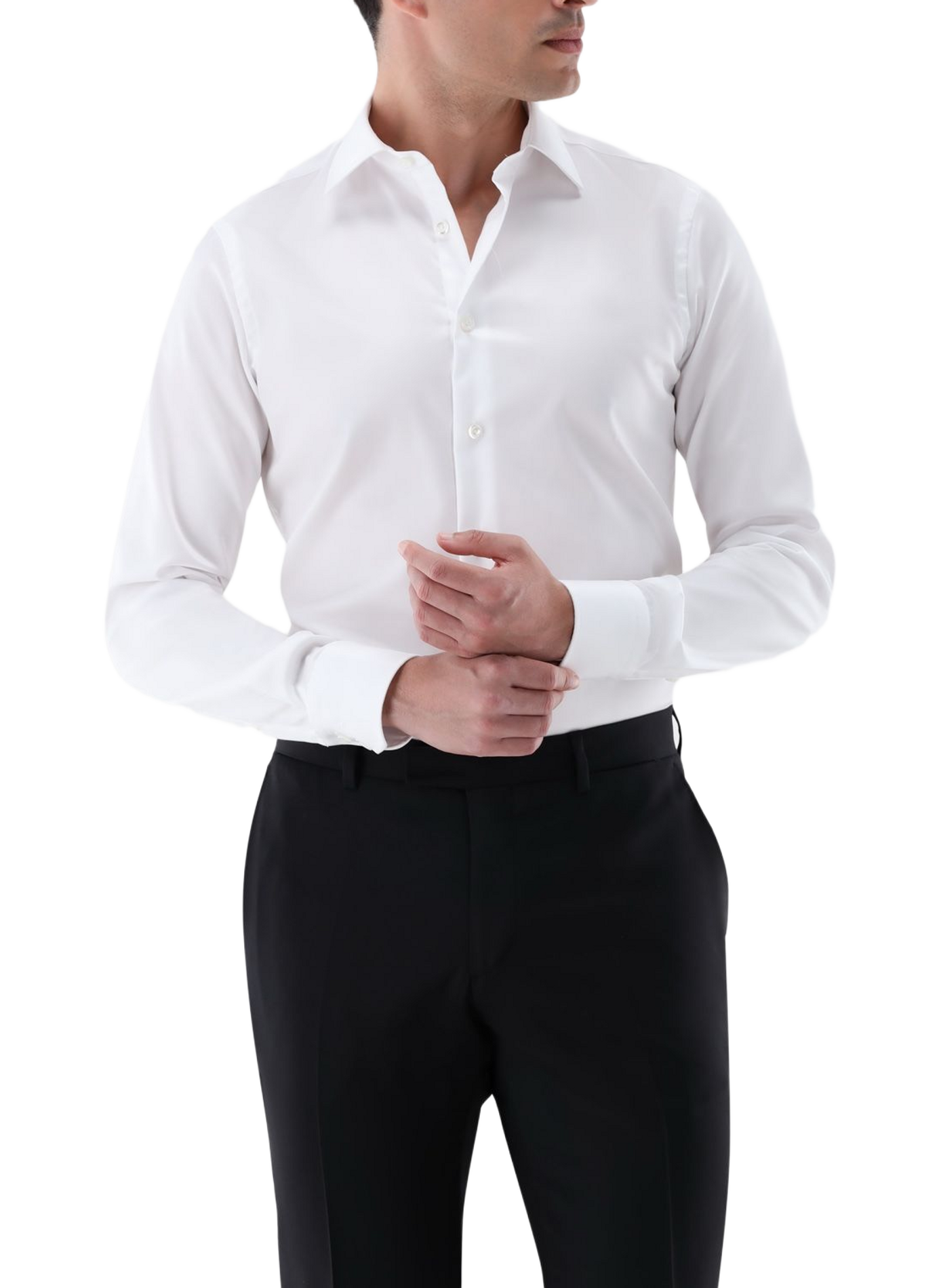 Slim-fit cotton shirt VAN LAACK White