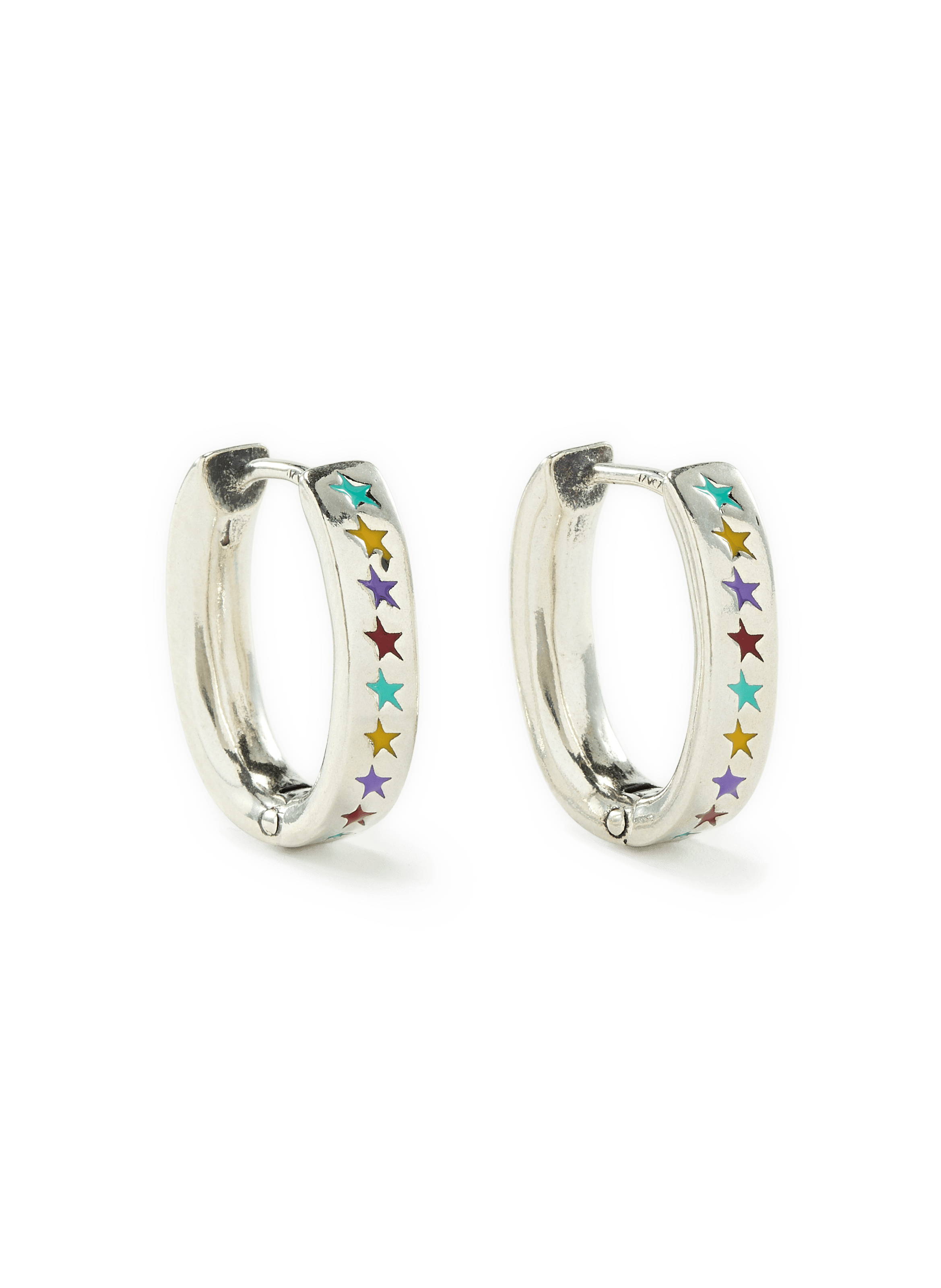 Boucles d'oreilles en argent  TWO JEYS Multicolore