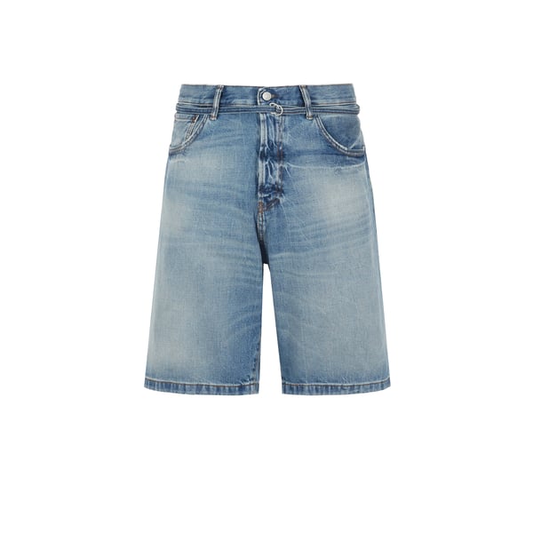 Short denim en coton biologique