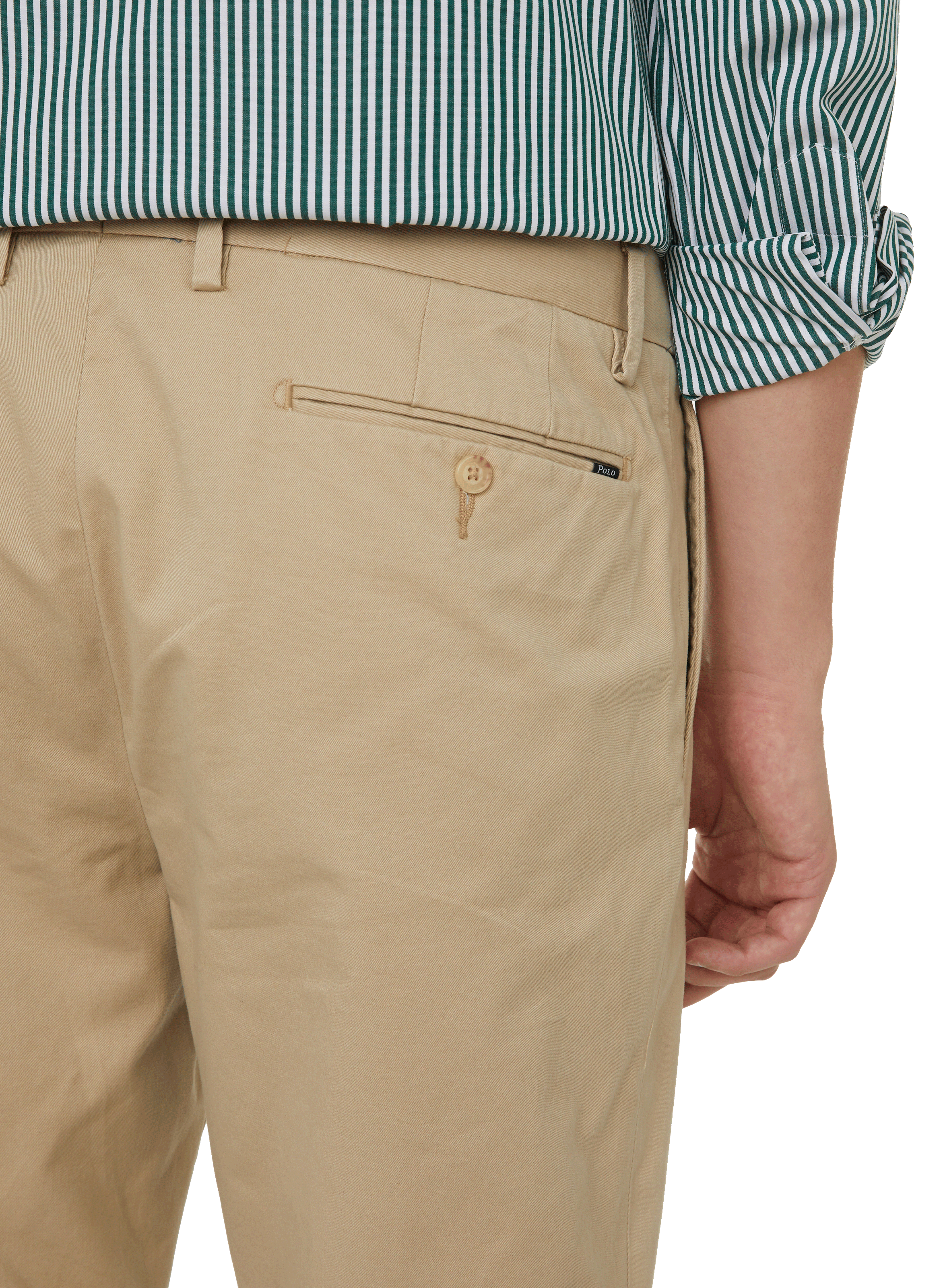 Pantalon chino slim en coton stretch POLO RALPH LAUREN Beige