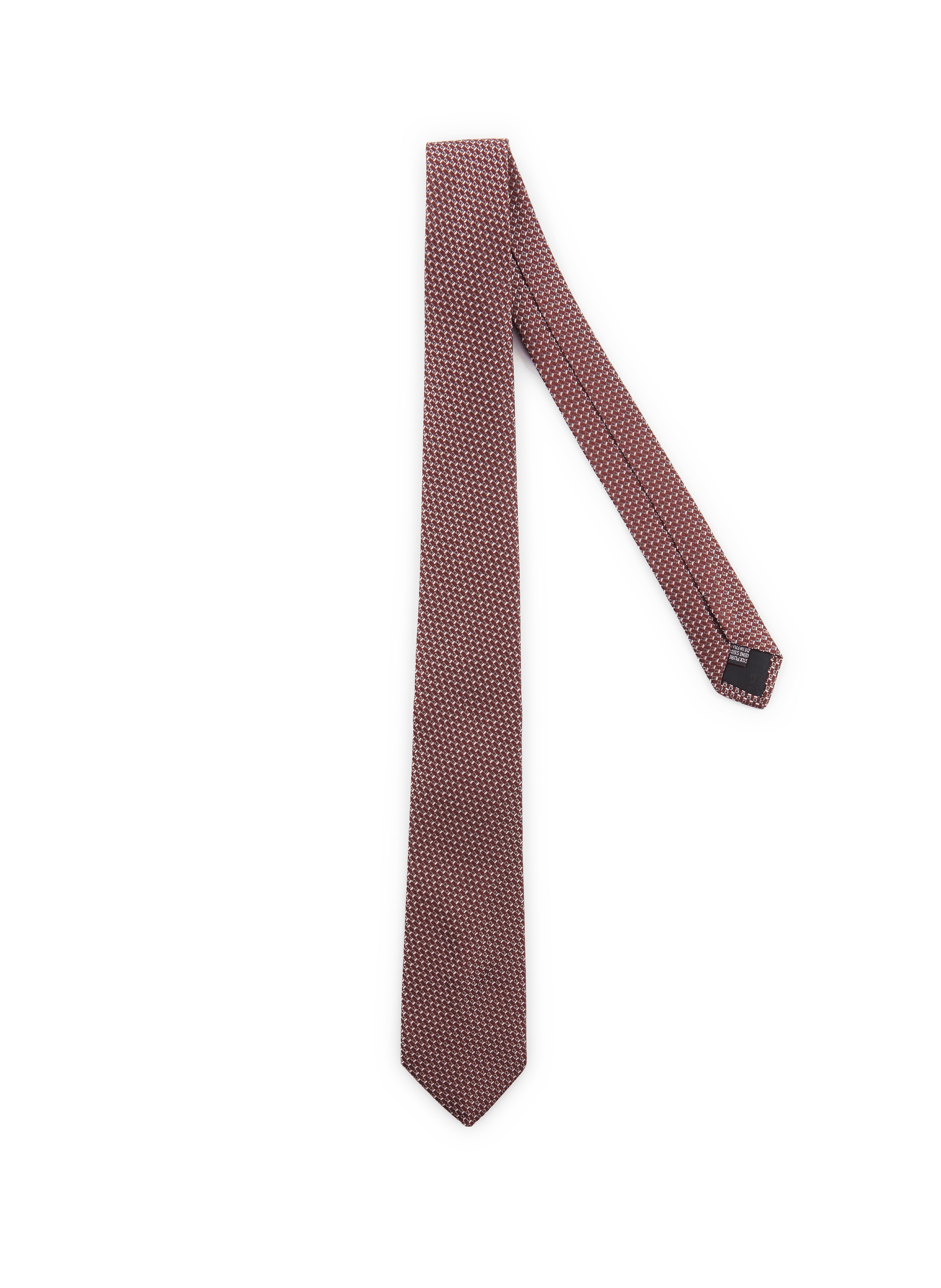 Silk patterned tie  CERRUTI Red