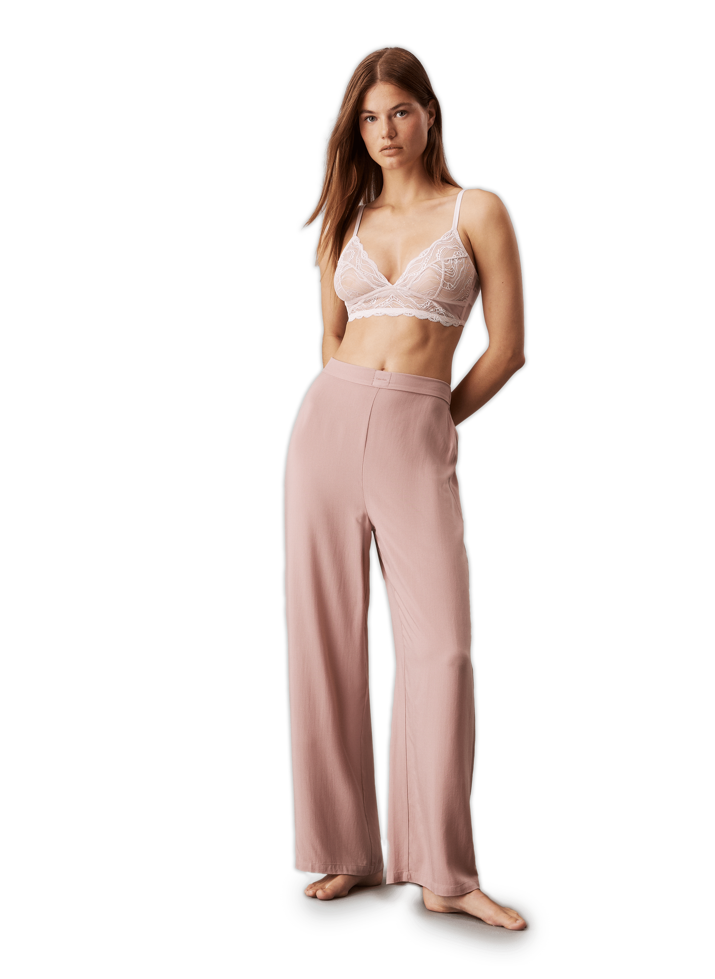 Printed pyjama trousers CALVIN KLEIN Pink
