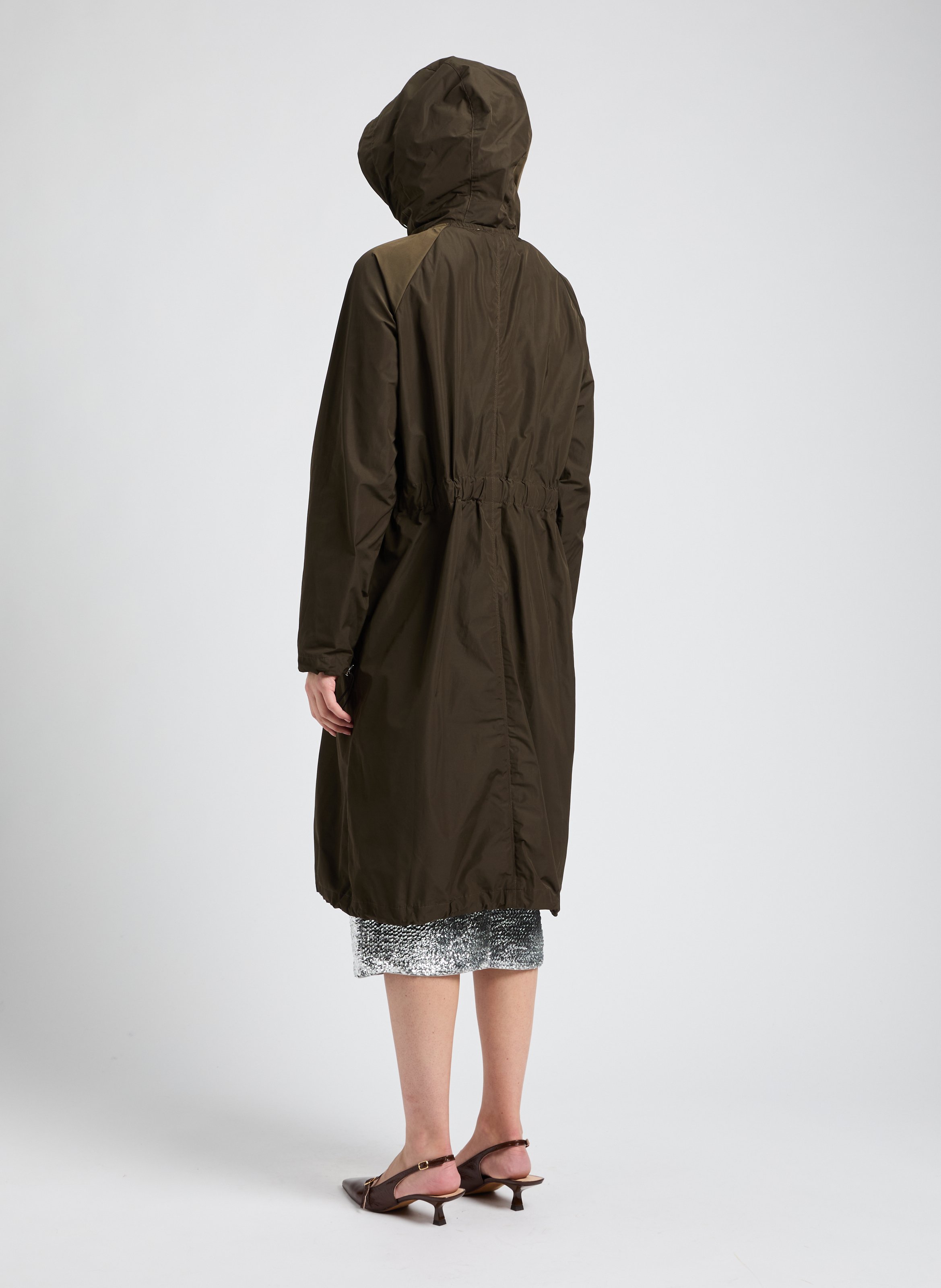 Veste longue imperméable Vessa SAISON 1865 Kaki