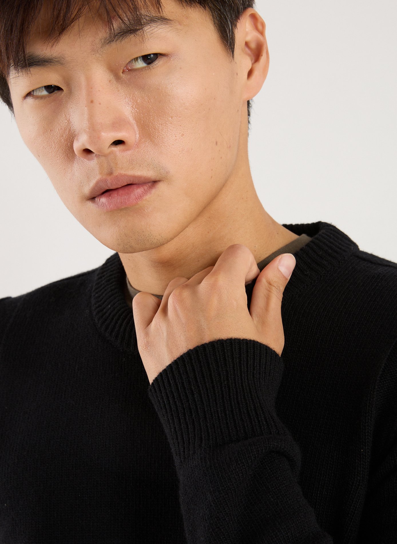 Wool blend Jumper STONE ISLAND Black