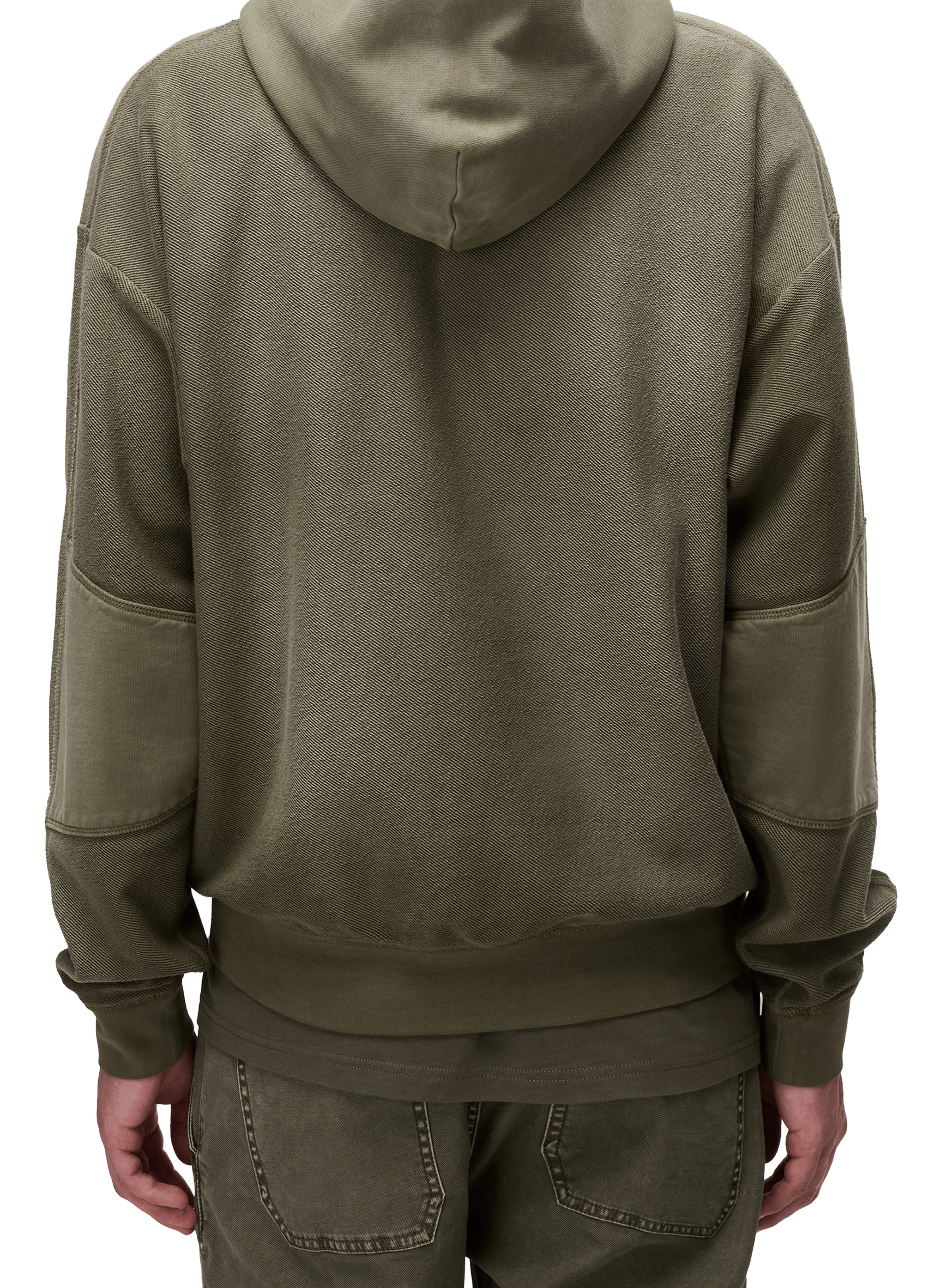 Cotton hoodie with logo NAPAPIJRI Green