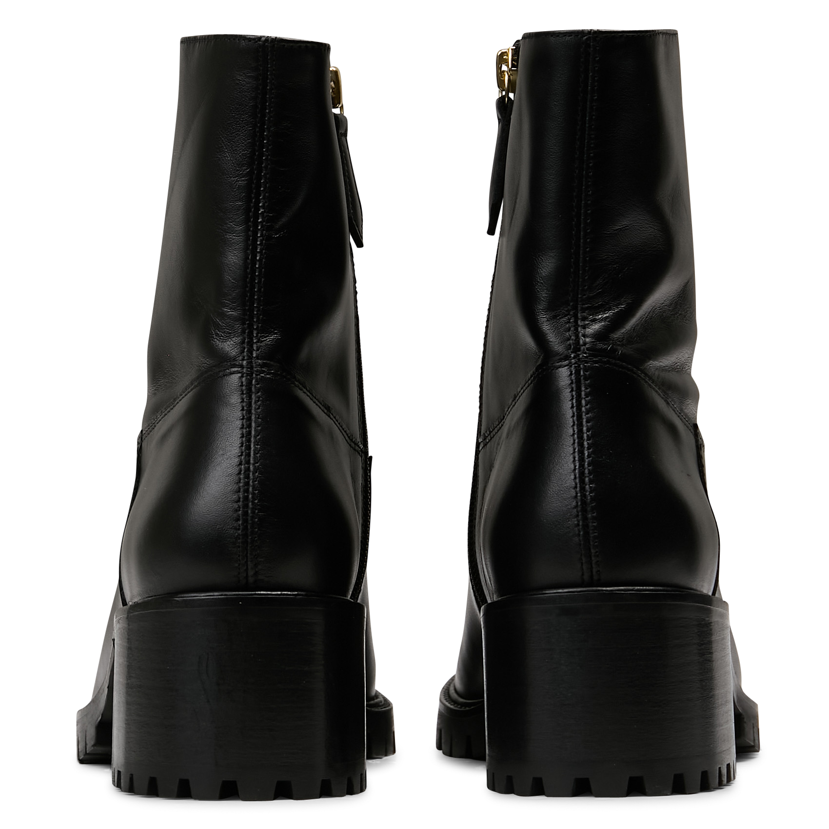 Bottines en cuir velours n°79 RIVECOUR Noir