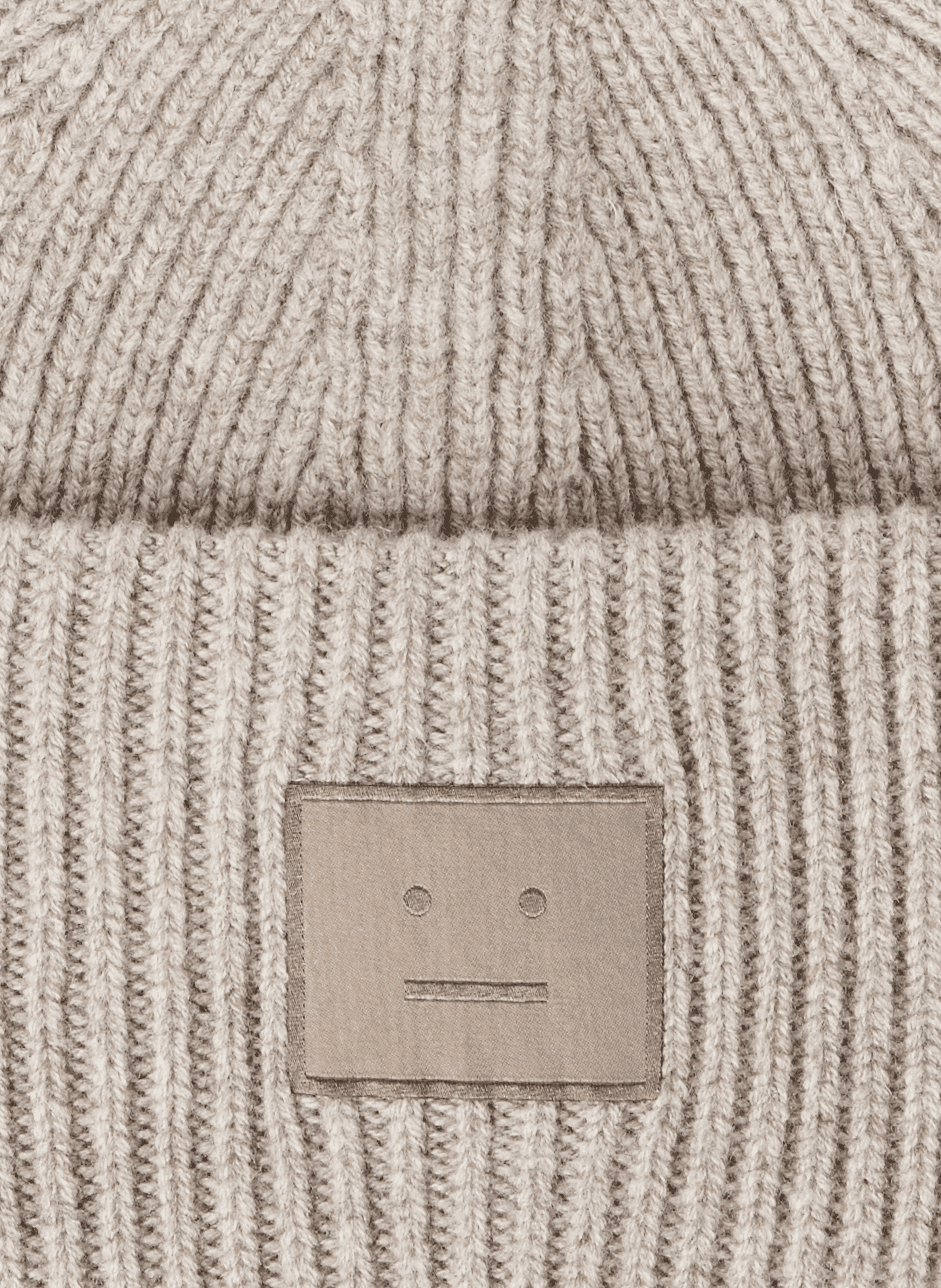 Bonnet en laine ACNE STUDIOS Beige