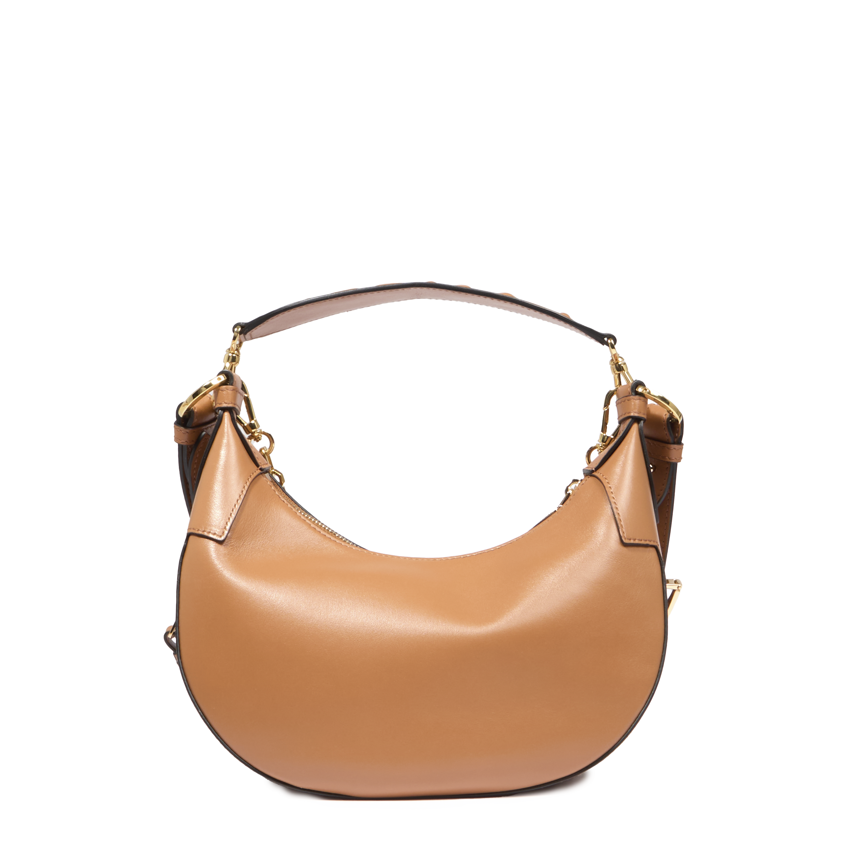 Sac hobo zippé s origami de lancel en cuir LANCEL Marron