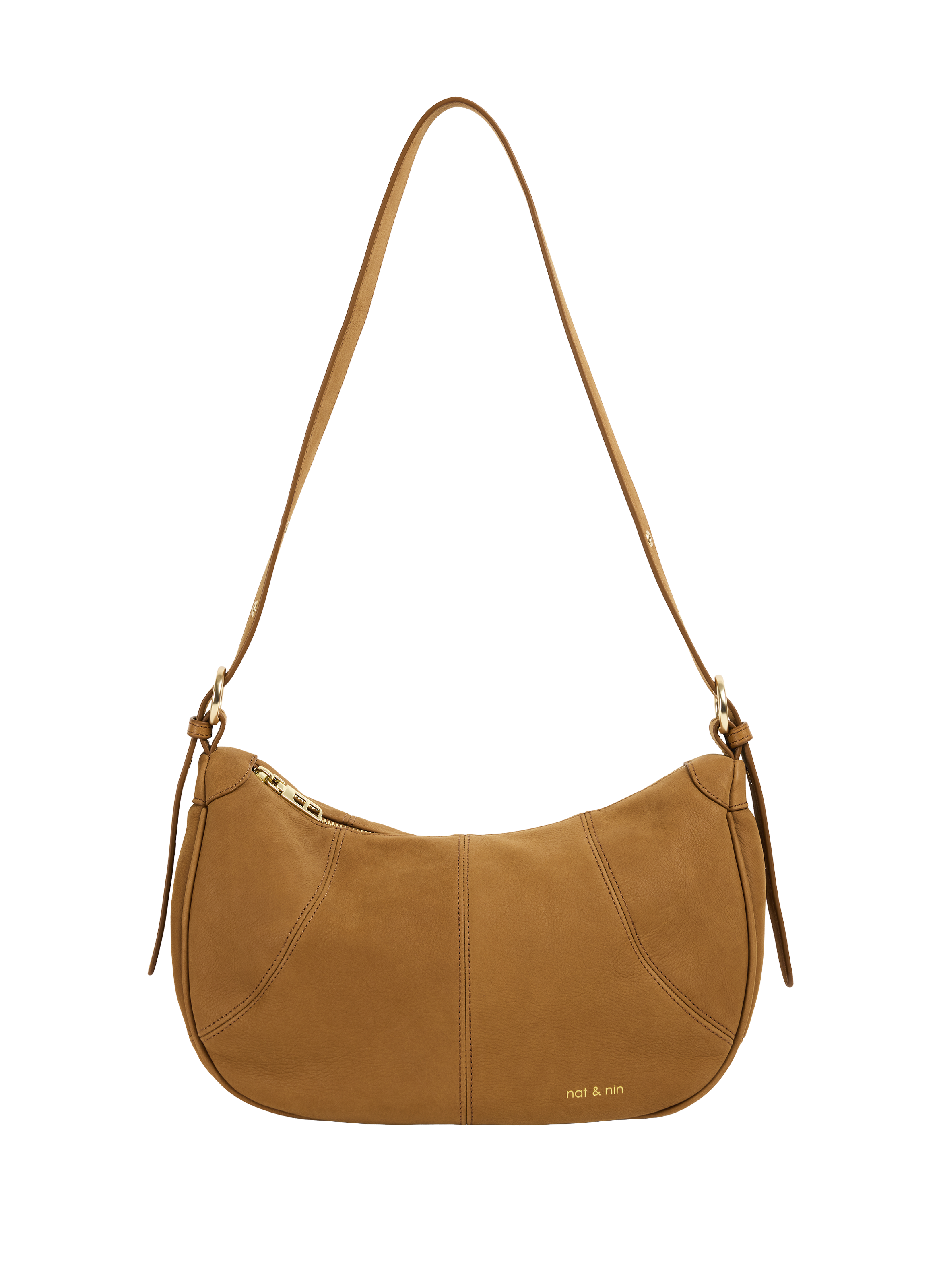 Sac Tara en cuir NAT & NIN Marron
