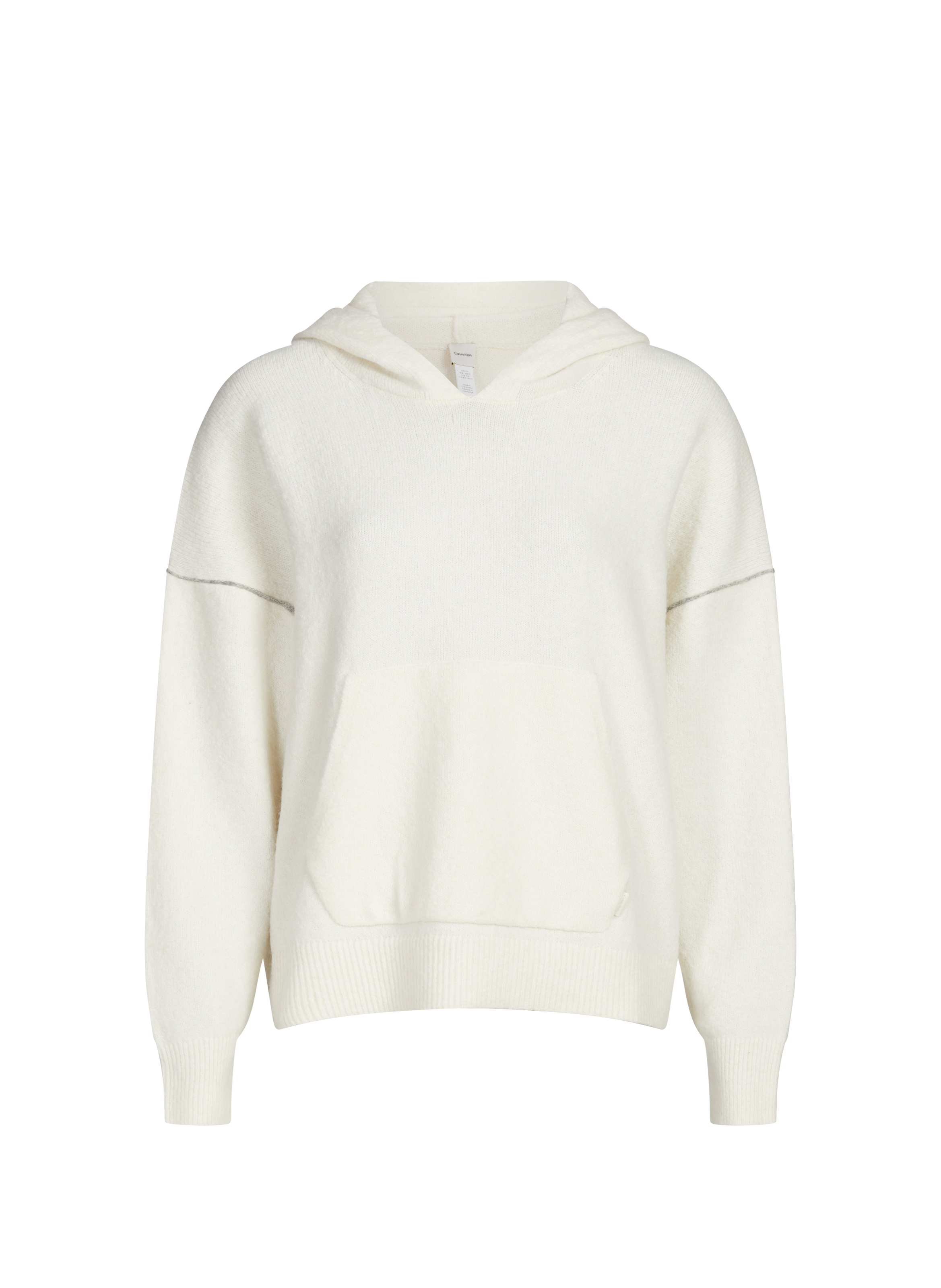 Pull droit à capuche  CALVIN KLEIN Beige