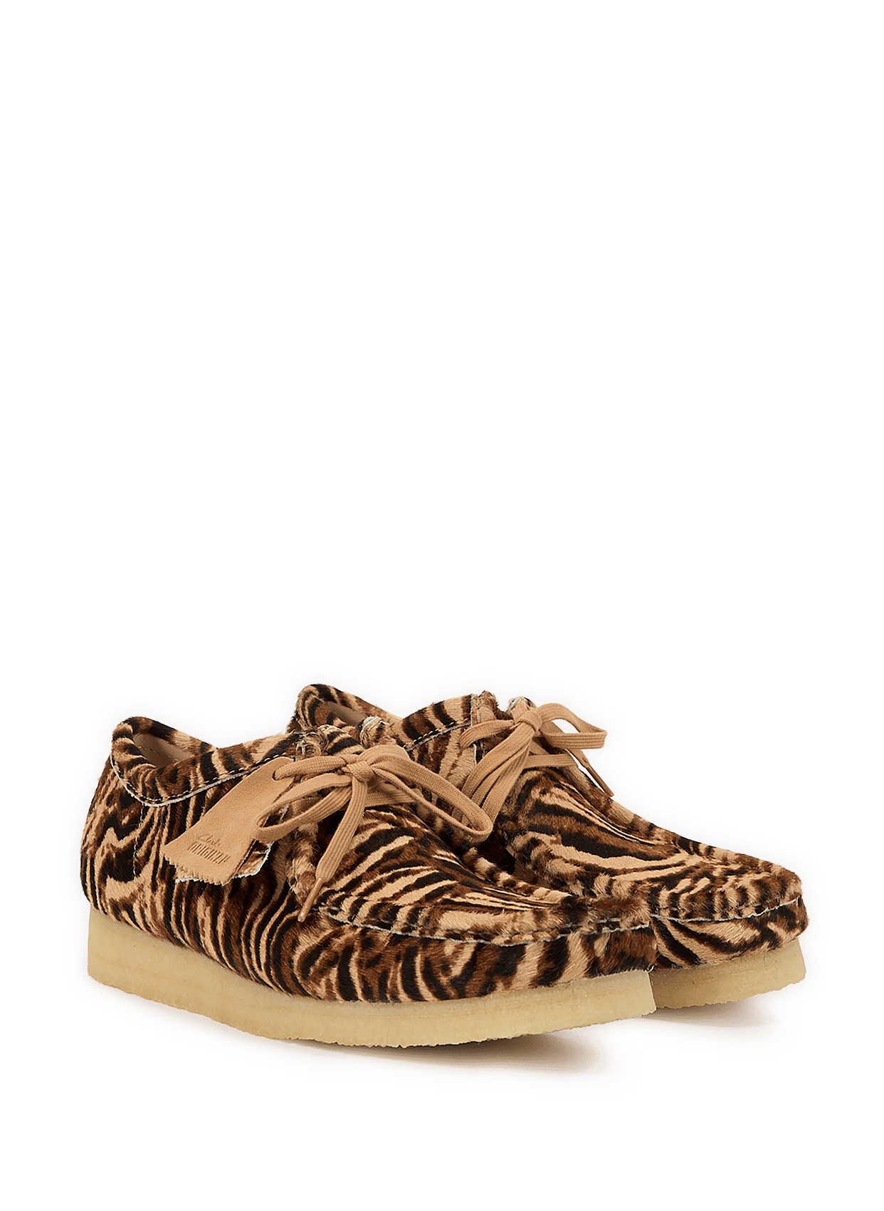 Derbies en peau suédée CLARKS Multicolore