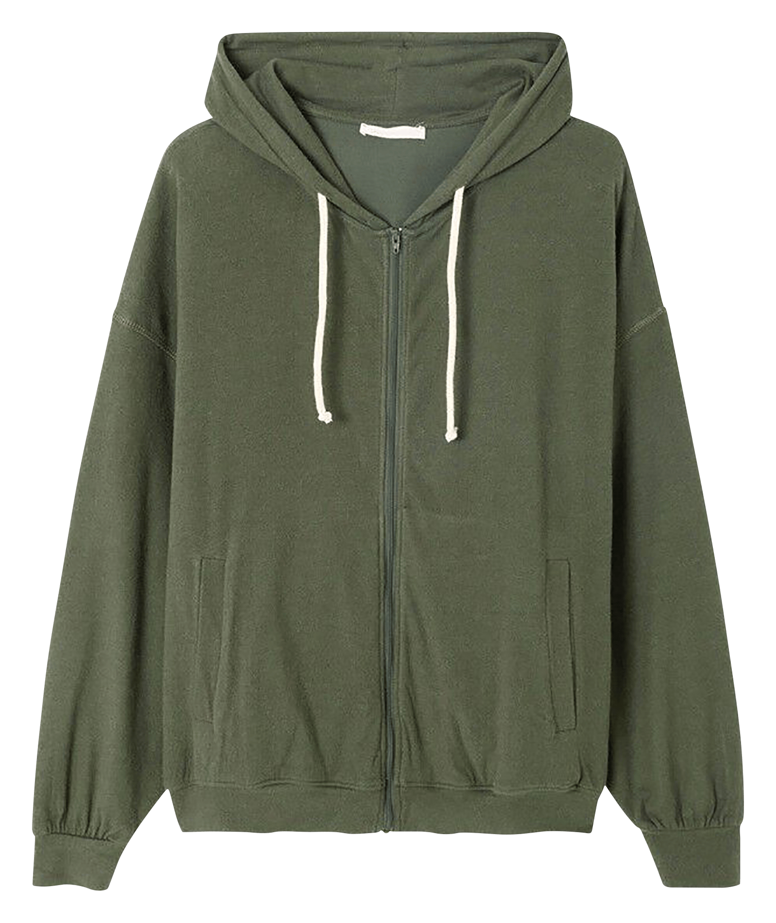 Sweat à capuche en coton mélangé ypawood AMERICAN VINTAGE Vert
