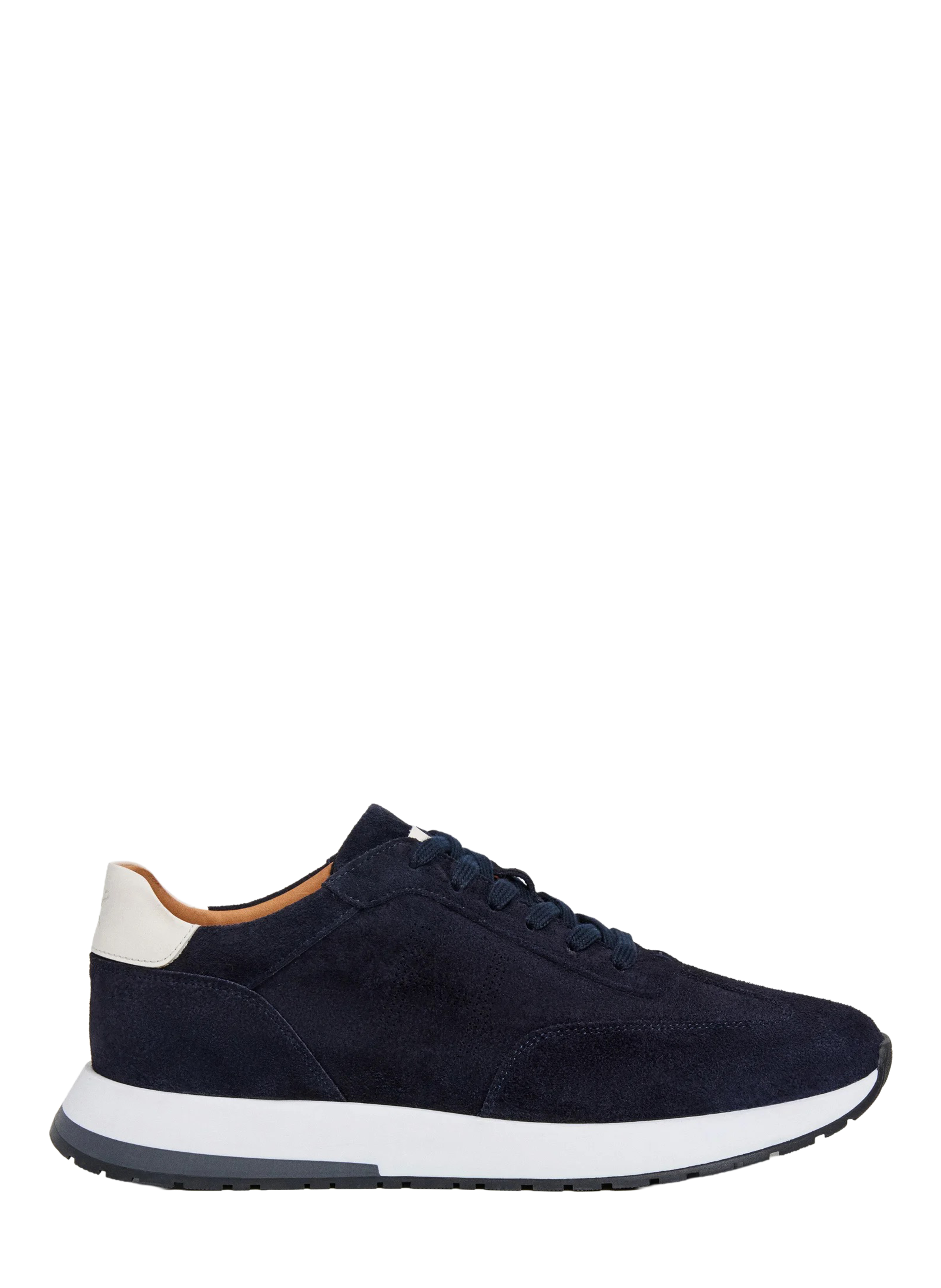 Baskets basses Rapid Chad en cuir nubuck HACKETT Bleu