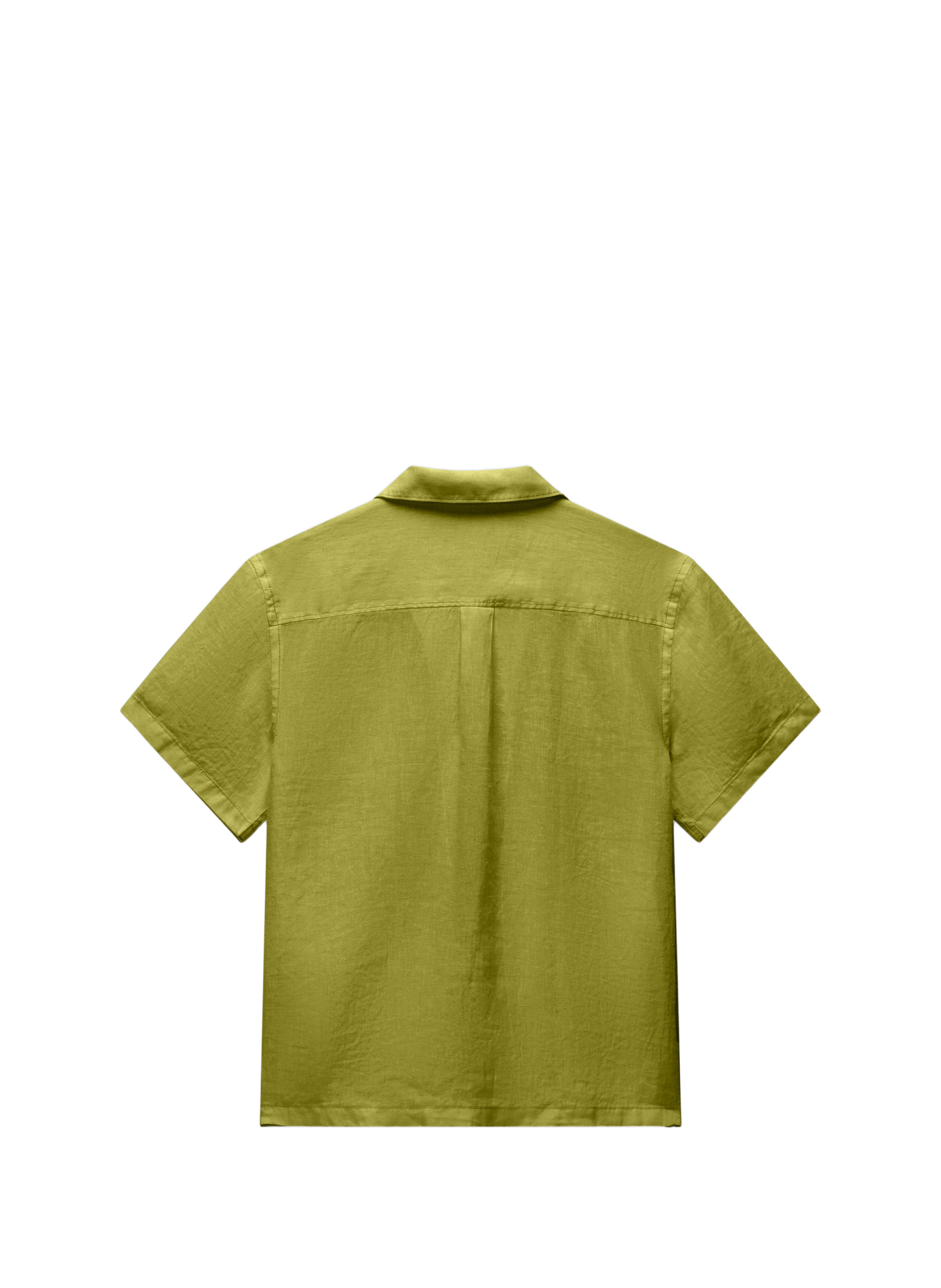 Chemise droite G-Linen en lin NAPAPIJRI Kaki