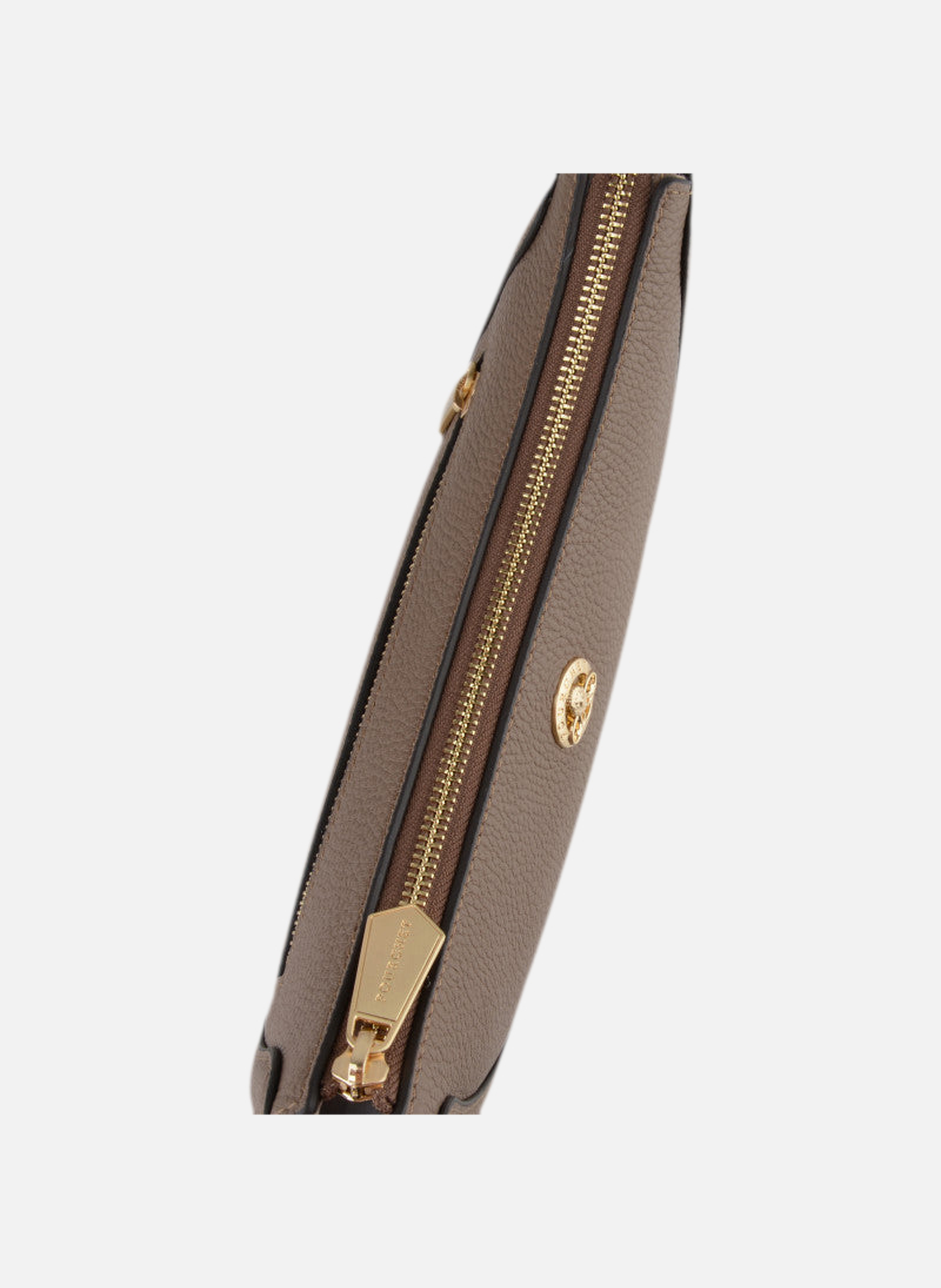 Image | sac porté épaule en cuir de vachette POURCHET Marron