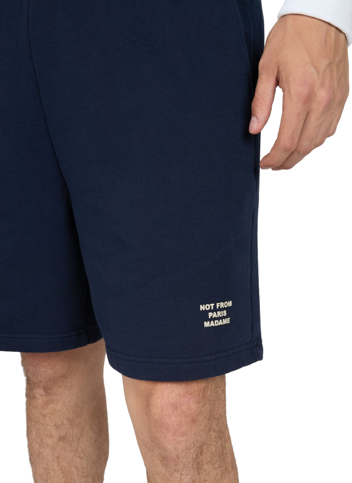 Cotton printed straight skirt DROLE DE MONSIEUR Blue
