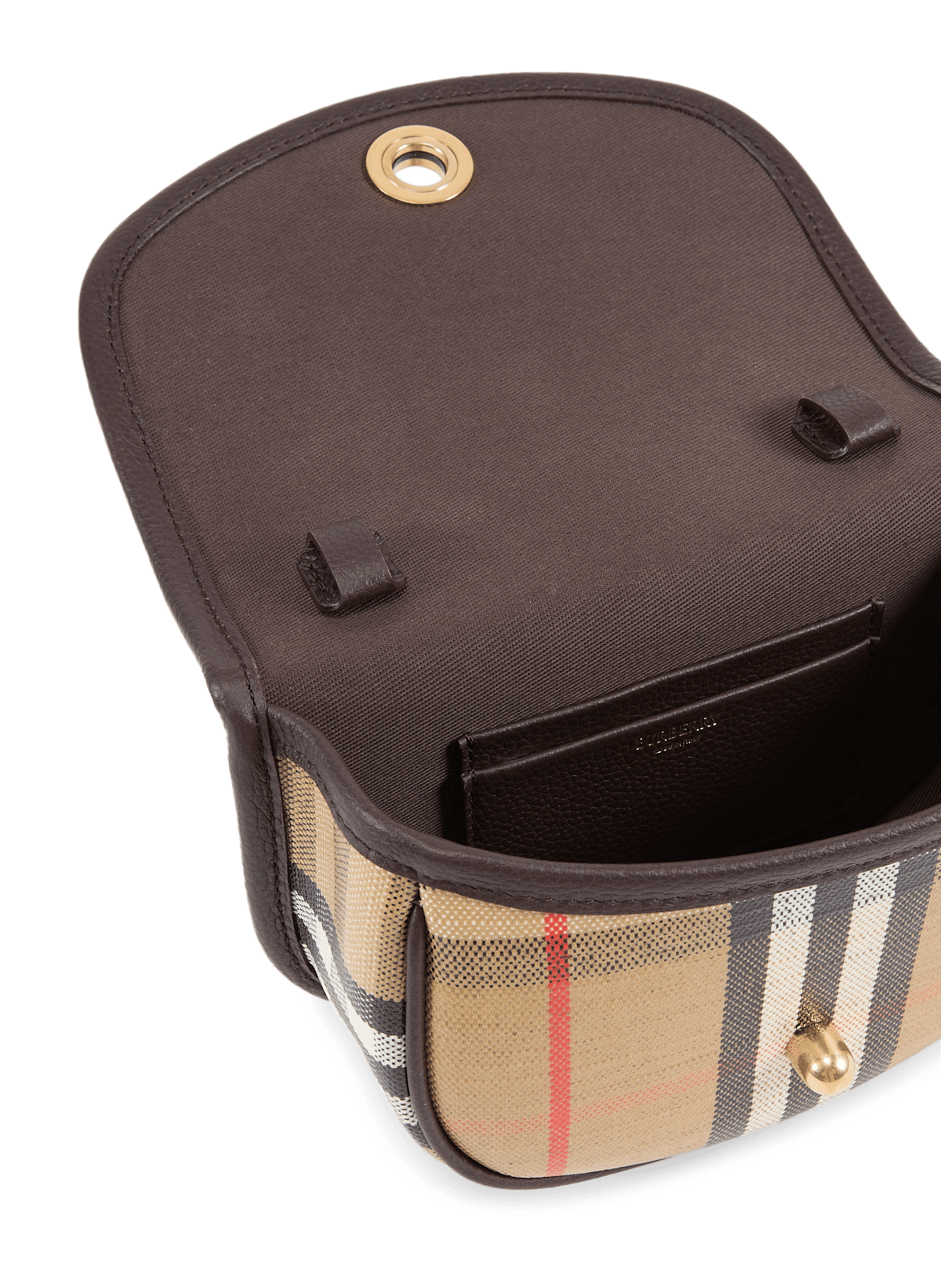 Schoudertas Highlands met logo BURBERRY Beige