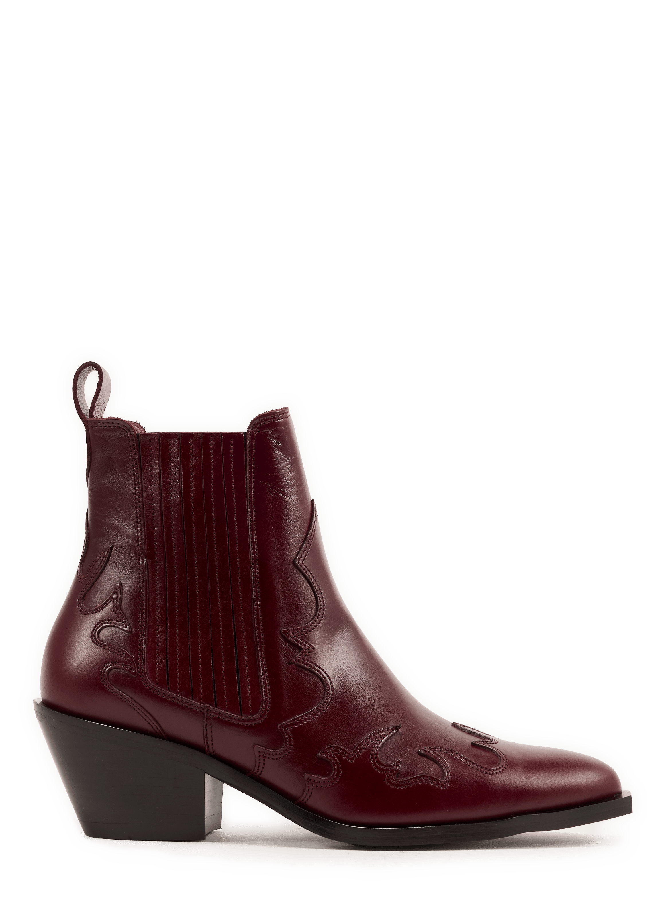 Coco cowhide leather western boots SAISON 1865 Red