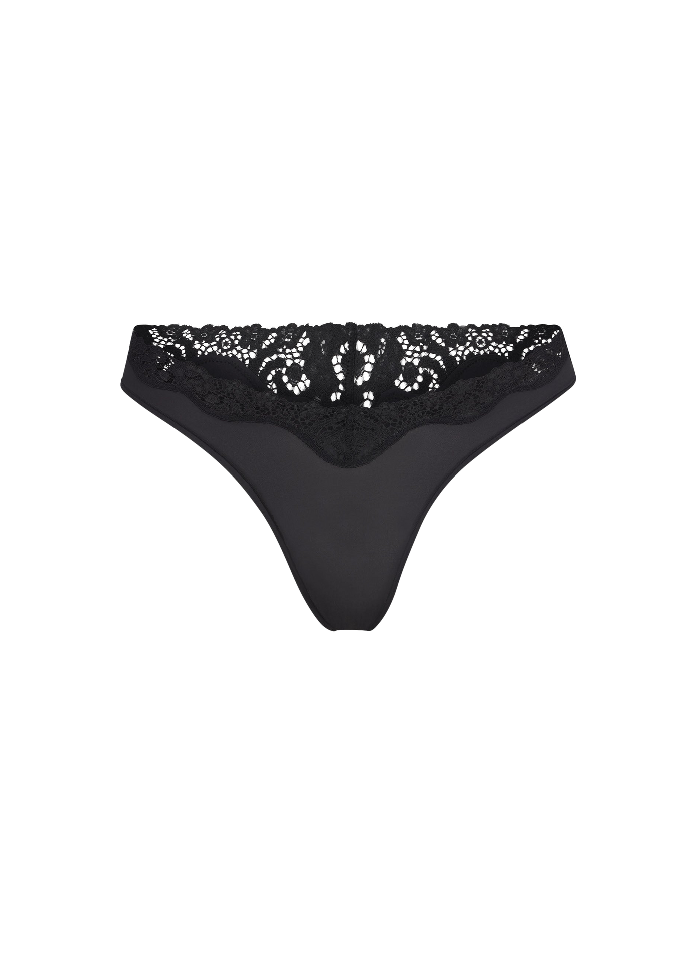 Lace thong SKIMS Brown