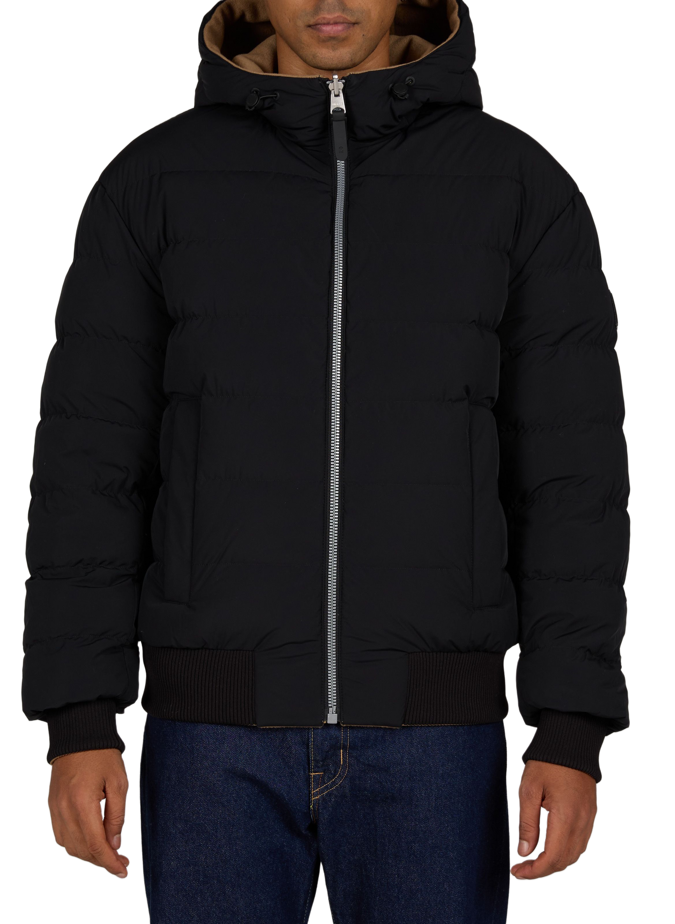 Jacke mit Stehkragen und Kapuze MACKAGE Beige