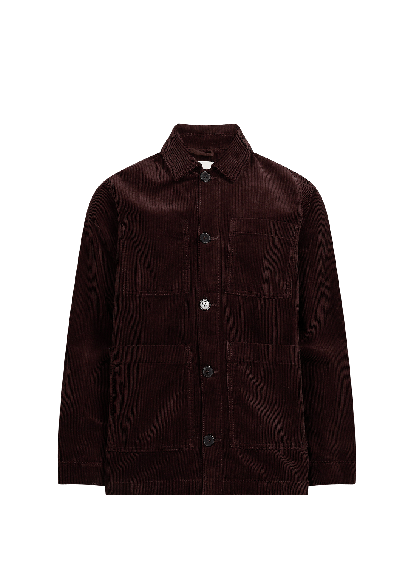 Chaqueta Esteve recta de algodón acanalado LAFAURIE Rojo