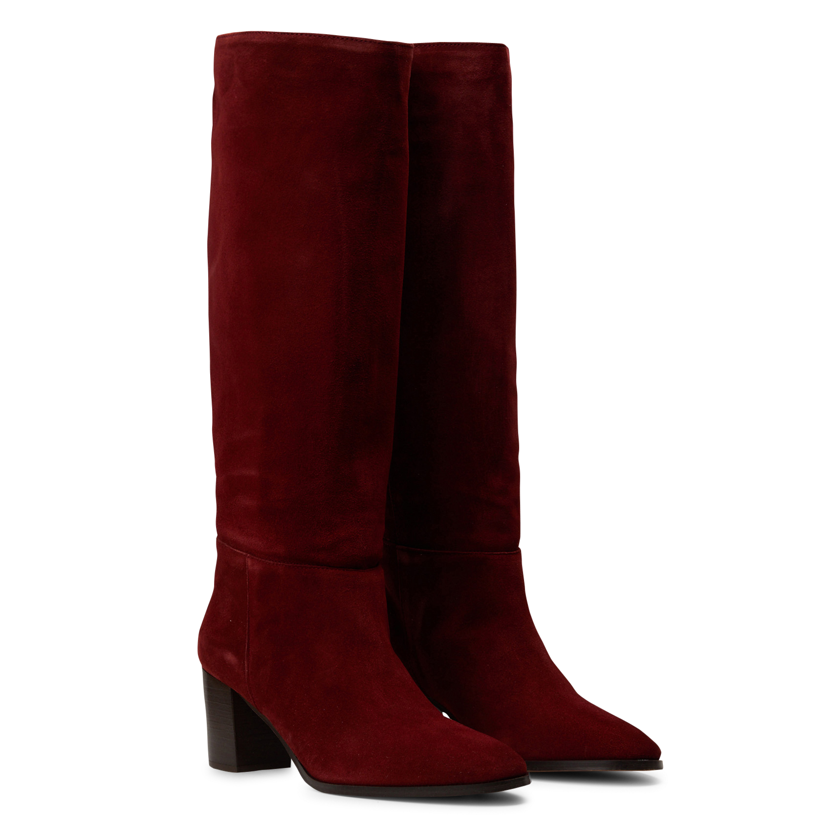 Leren laarzen met hakken LA FEE MARABOUTEE Rood