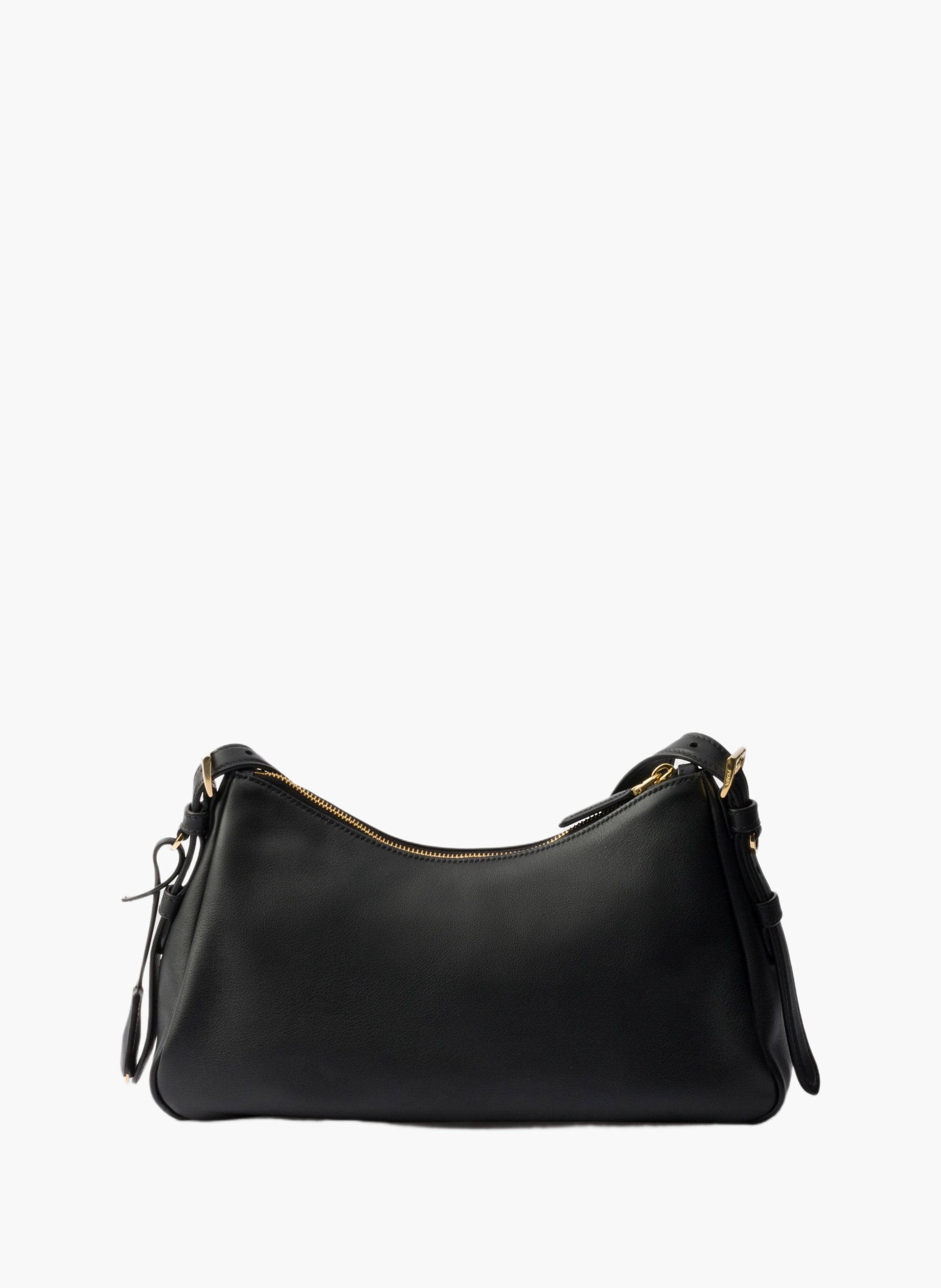 Sac porté épaule prada aimée en cuir PRADA Noir