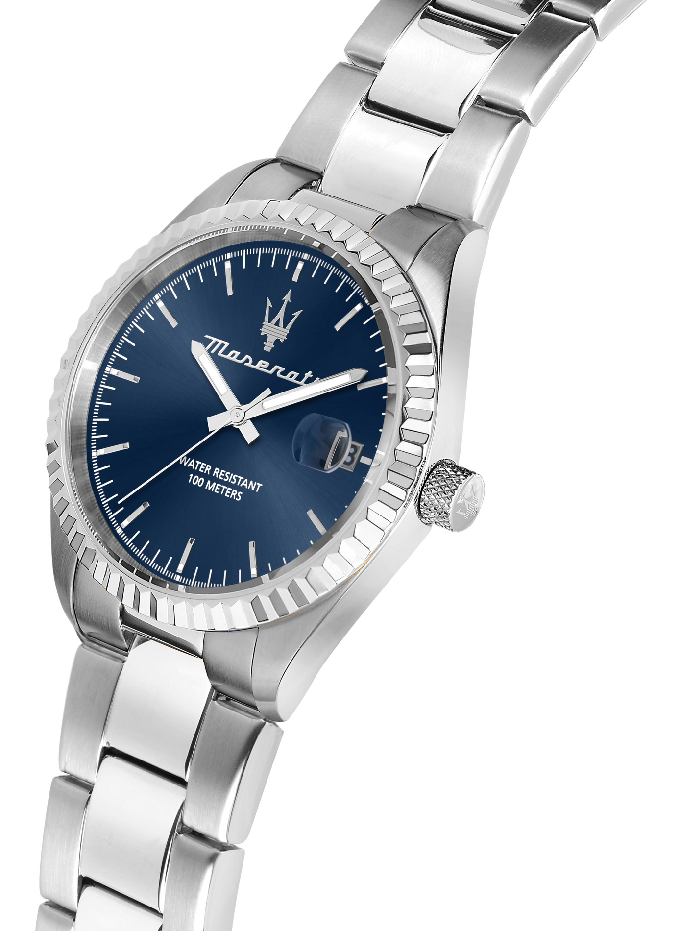 Montre quartz en acier inoxydable MASERATI Bleu