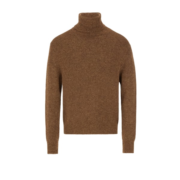 Pull à col roulé Malthe en laine et alpaga