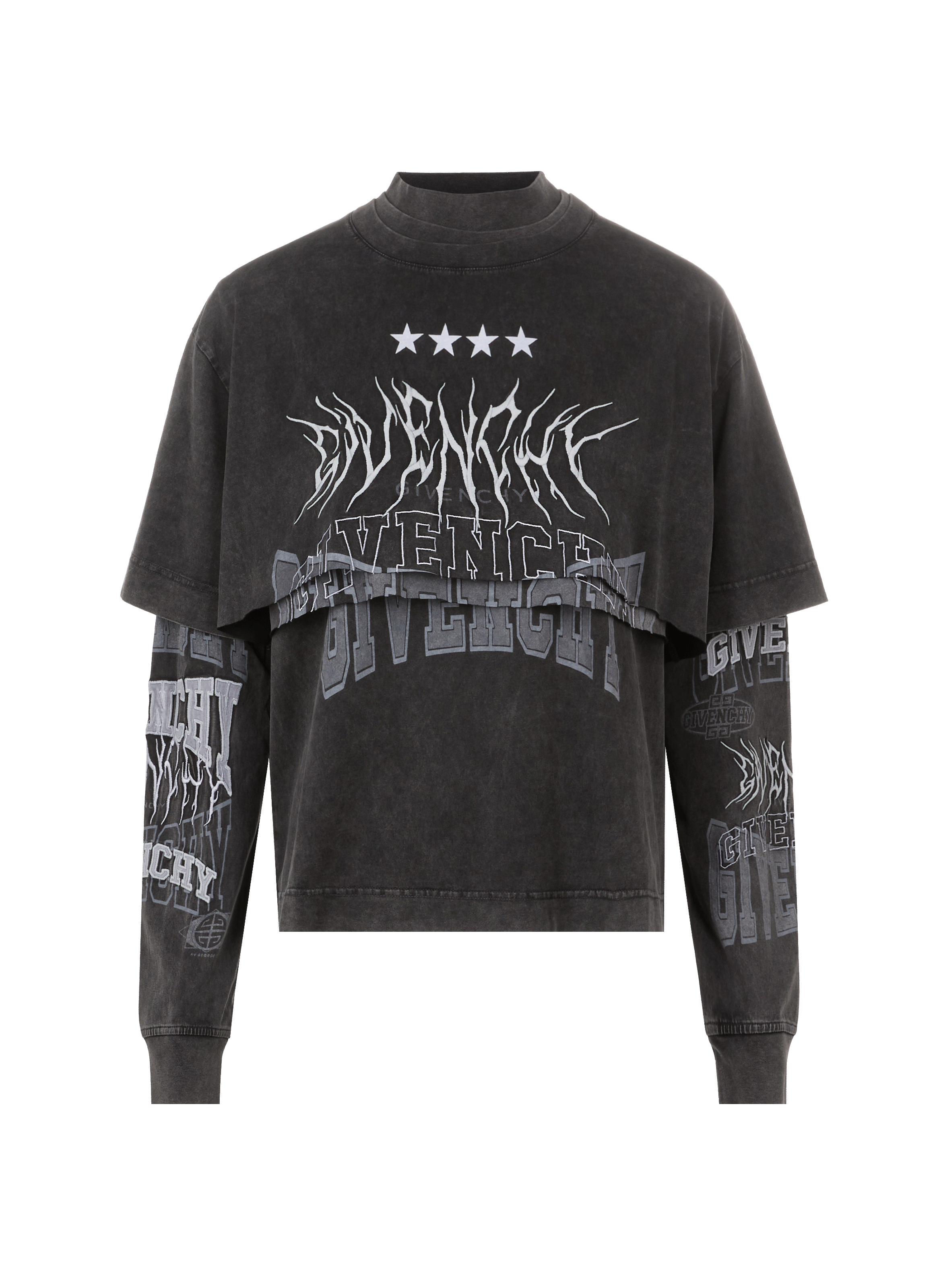 T-shirt brodé en coton