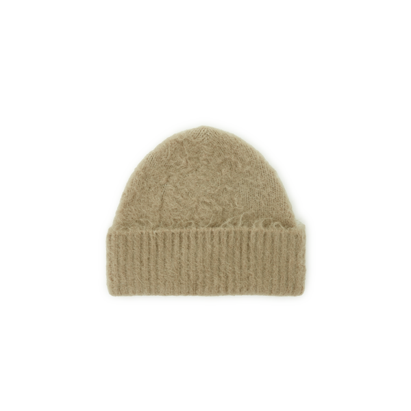 Acne Studios Knitted Beanie In Green