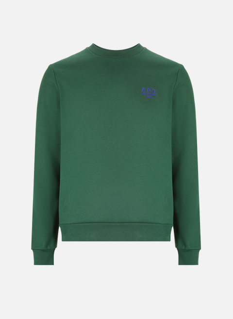 Green cotton sweatshirtA.PC 