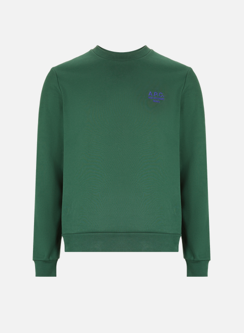 Sweatshirt en coton GreenA.P.C. 
